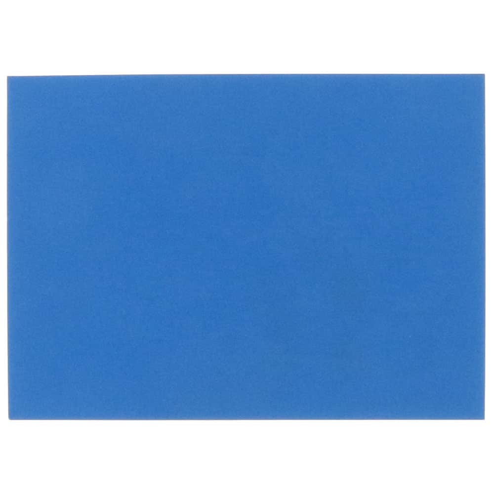 JAM Paper Blue Linen 4.62" x 6.25" 80lb. Blank Flat Note Cards, 500ct.