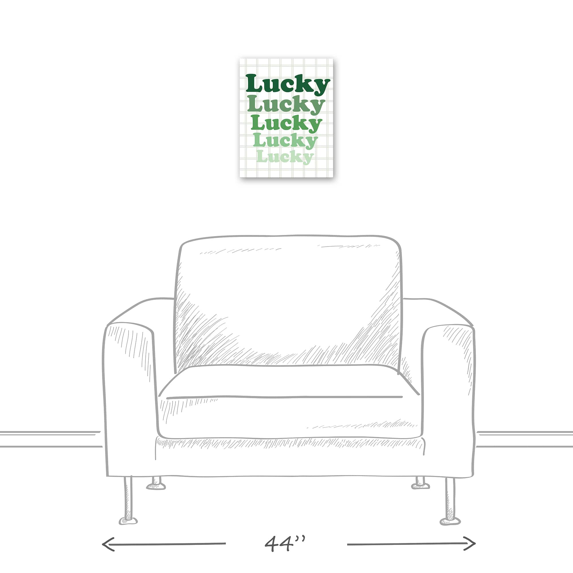 Lucky Stack Canvas Wall Art