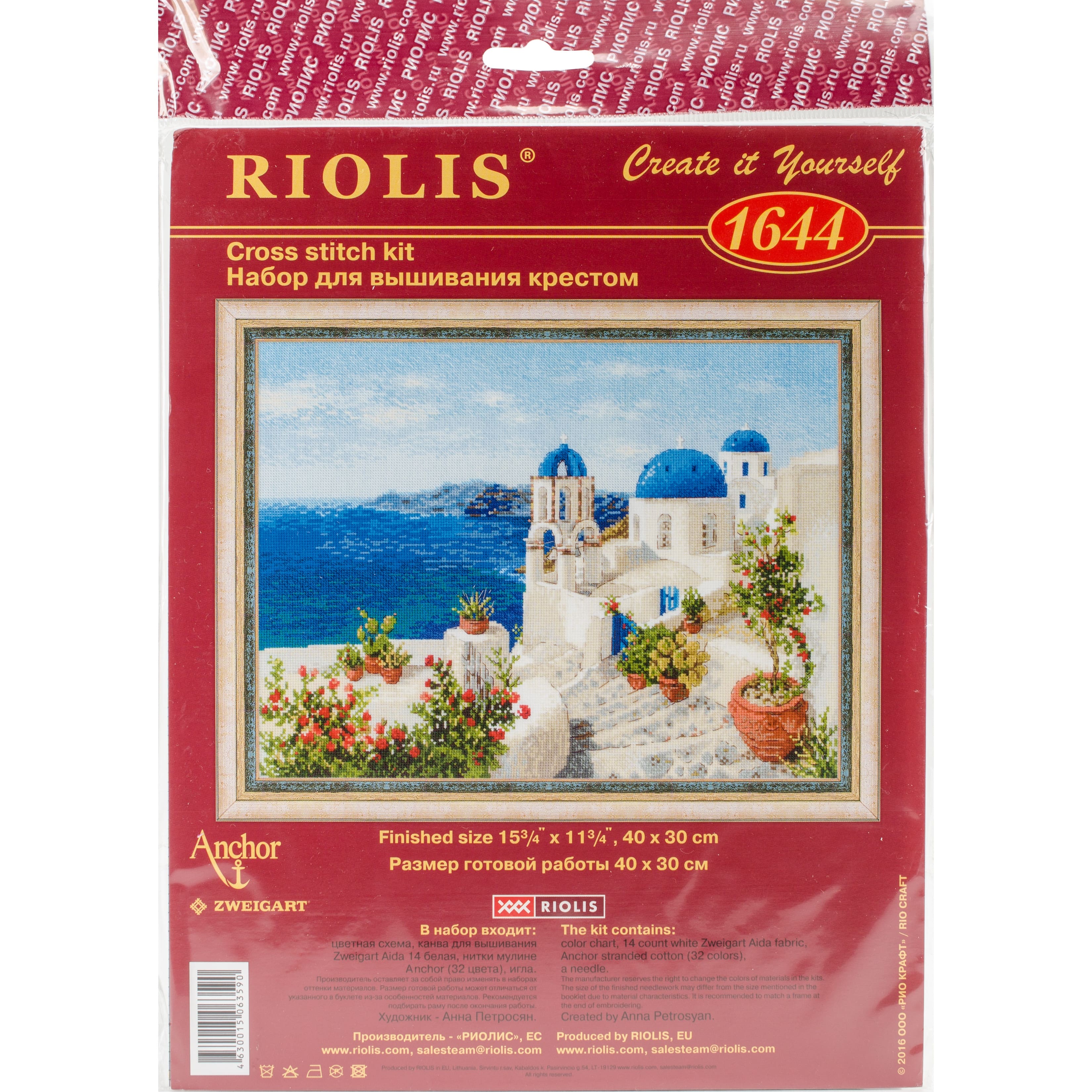 RIOLIS cross stitch kit Santorini