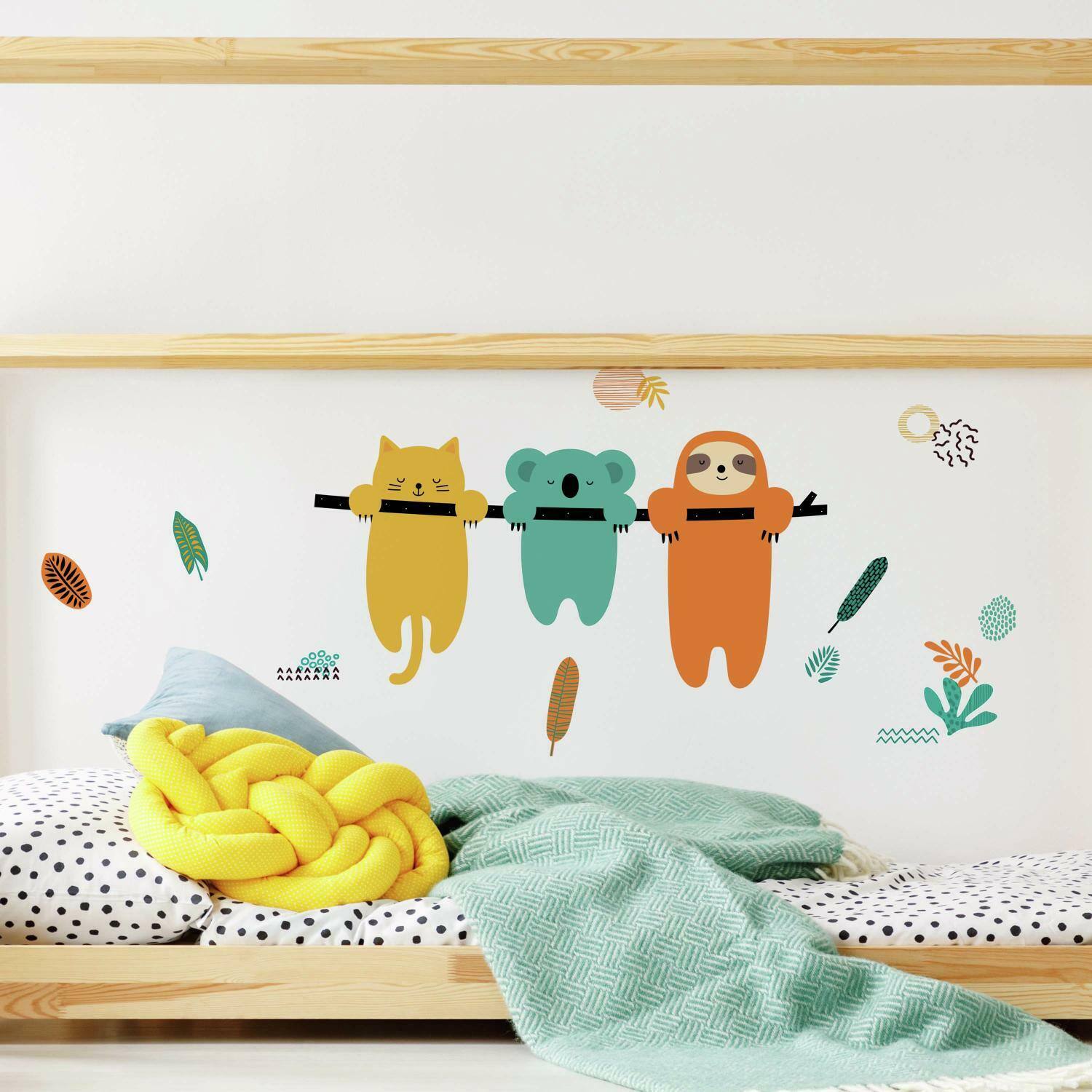 RoomMates Koala &#x26; Sloth Peel &#x26; Stick Wall Decals