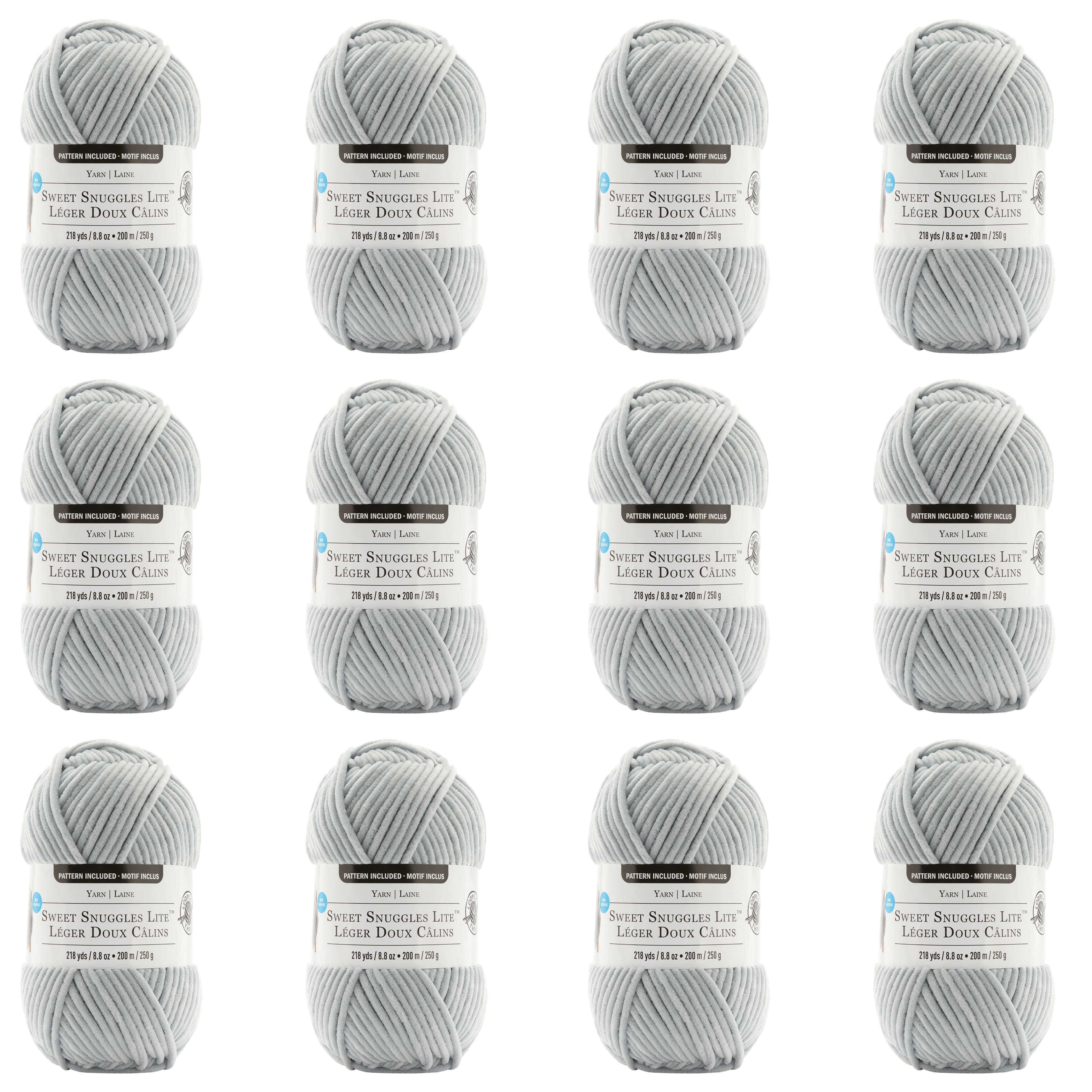 12 Pack: Sweet Snuggles&#x2122; Lite Yarn by Loops &#x26; Threads&#xAE;