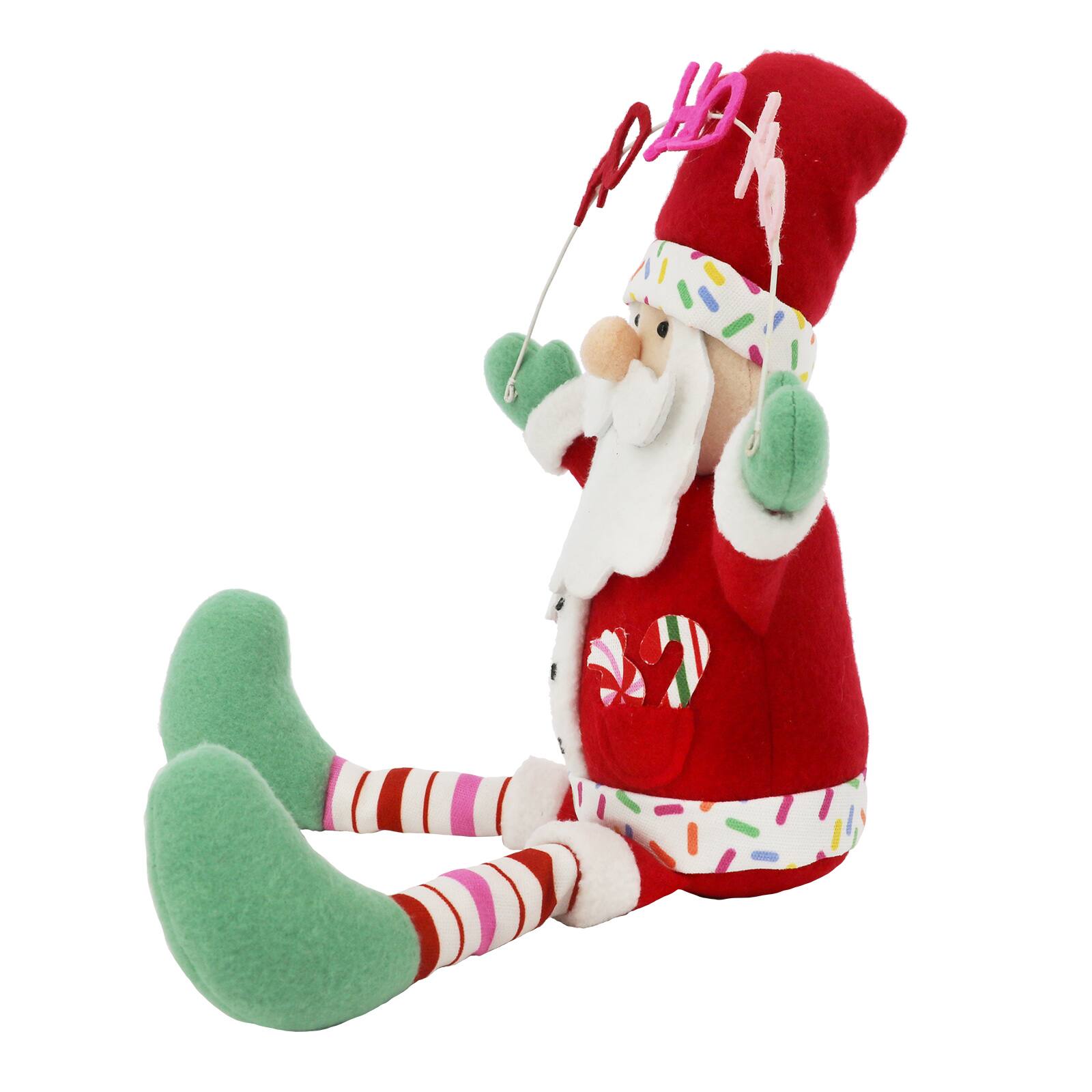 P&#xE8;re No&#xEB;l assis de table &#xAB;&#xA0;Ho Ho Ho&#xA0;&#xBB; de 36,8&#xA0;cm d&#x2019;Ashland