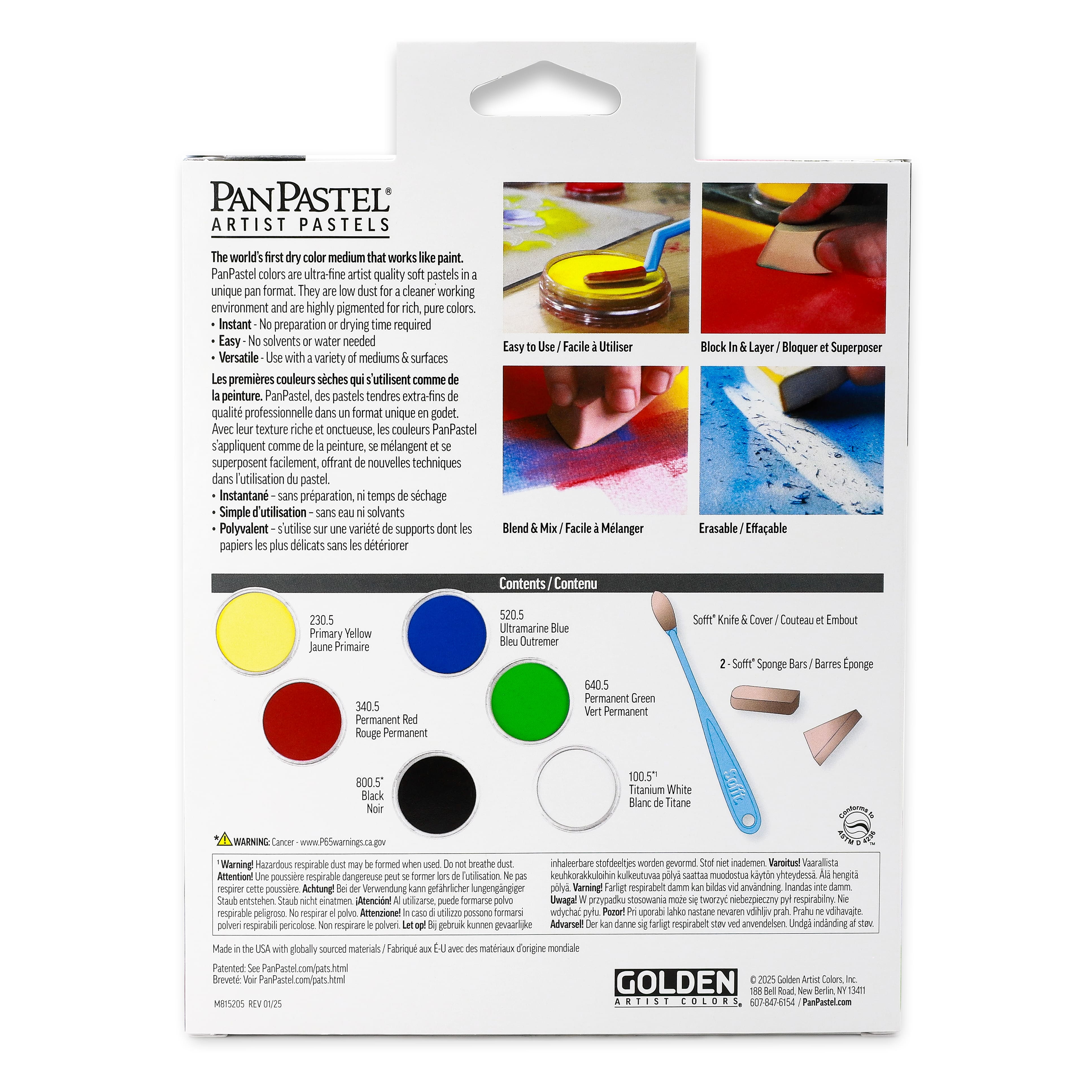 PanPastel&#xAE; 6 Color Artist Pastels Set