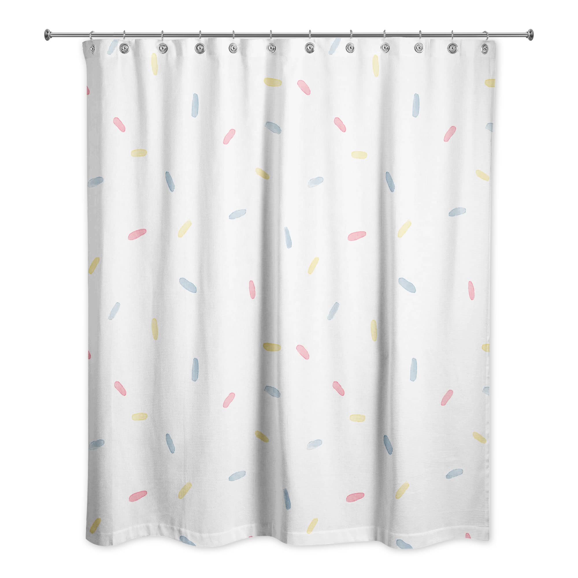 Sprinkle Pattern 71" x 74" Shower Curtain