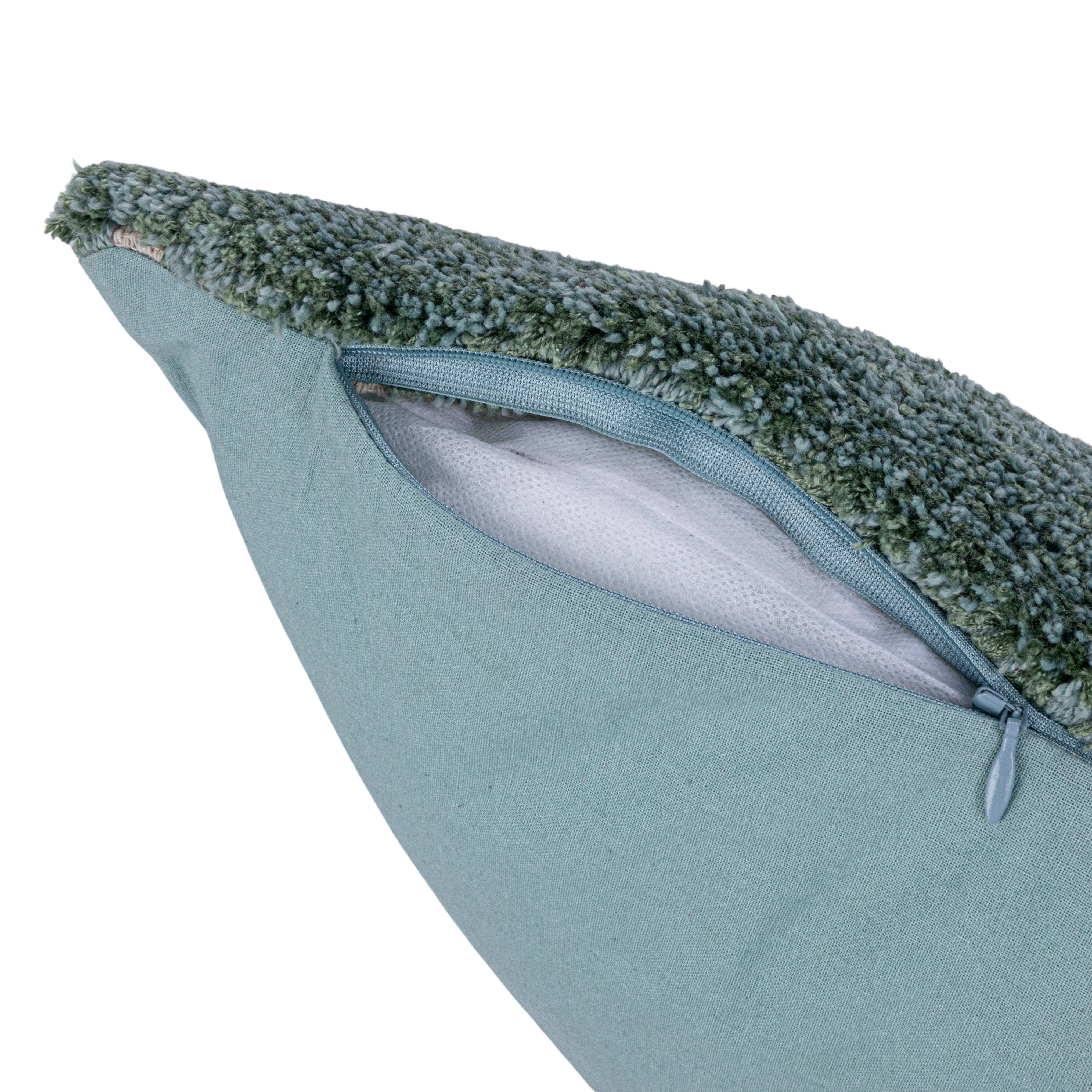 Hello Honey® 20" x 20" Multicolor Abstract Cotton Blend Tufted Pillow