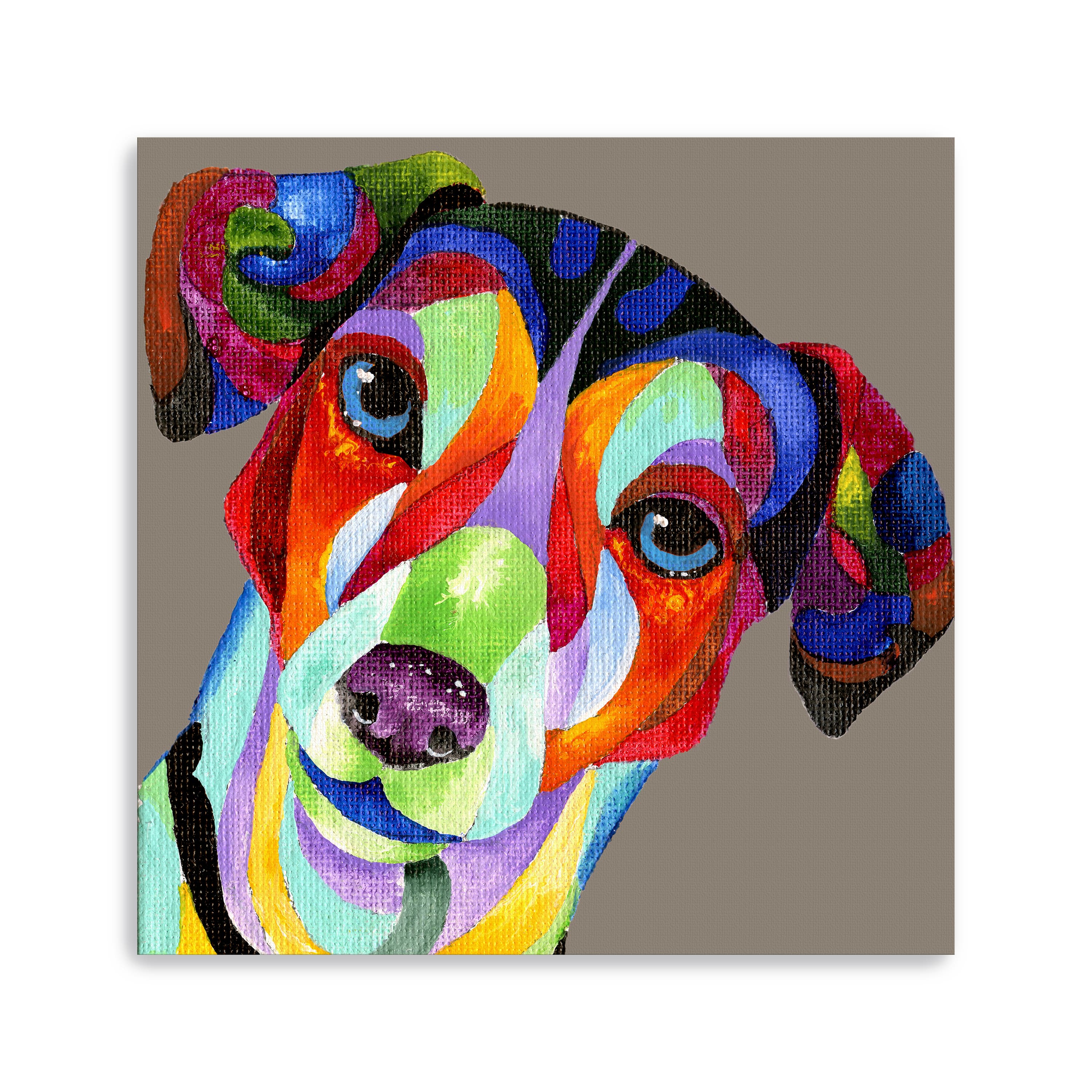 Jack Russell Canvas Giclee