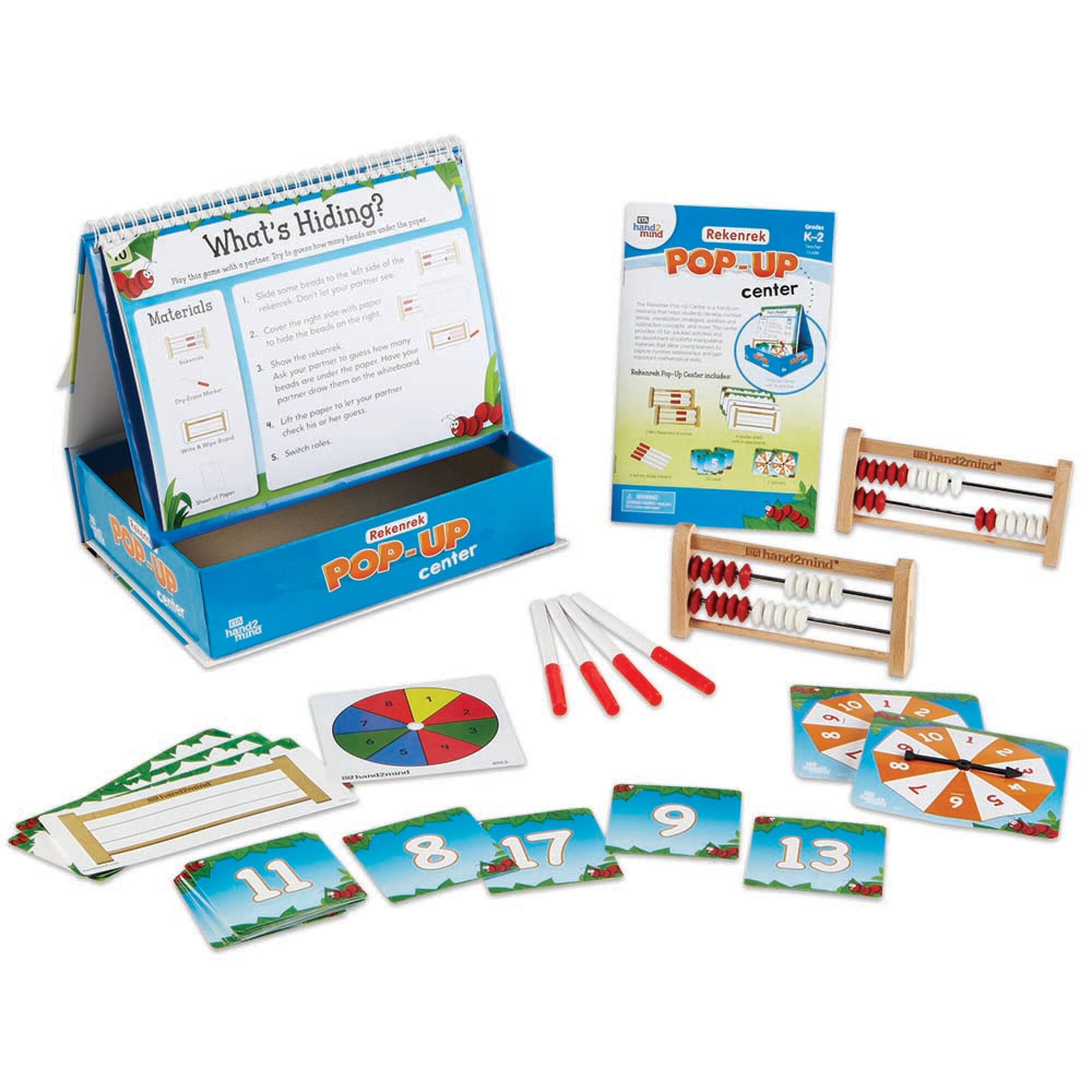hand2mind® Rekenrek Pop-Up Center Math Games