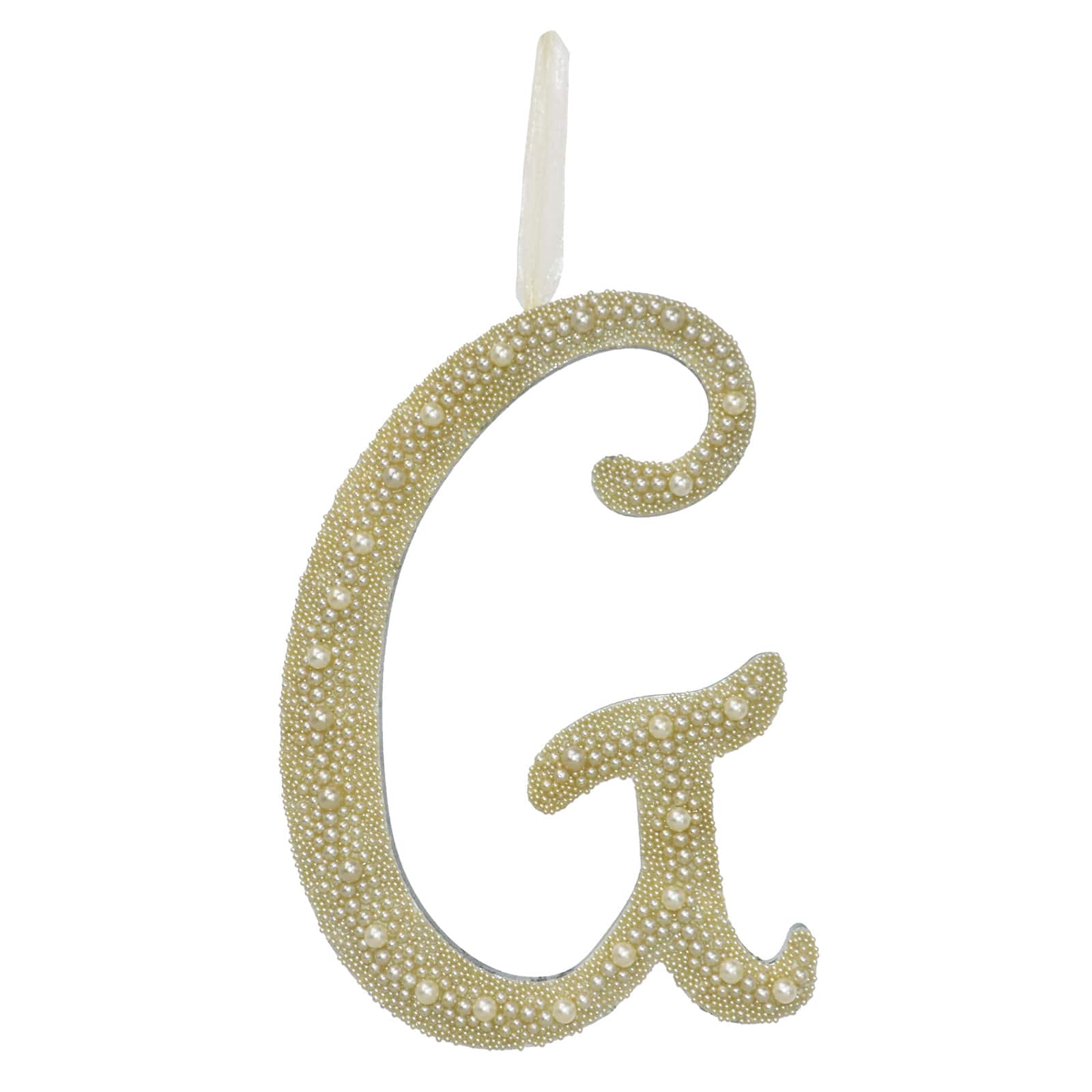 13.75&#x22; Gold Pearl Script Letter Wall D&#xE9;cor by Ashland&#xAE;