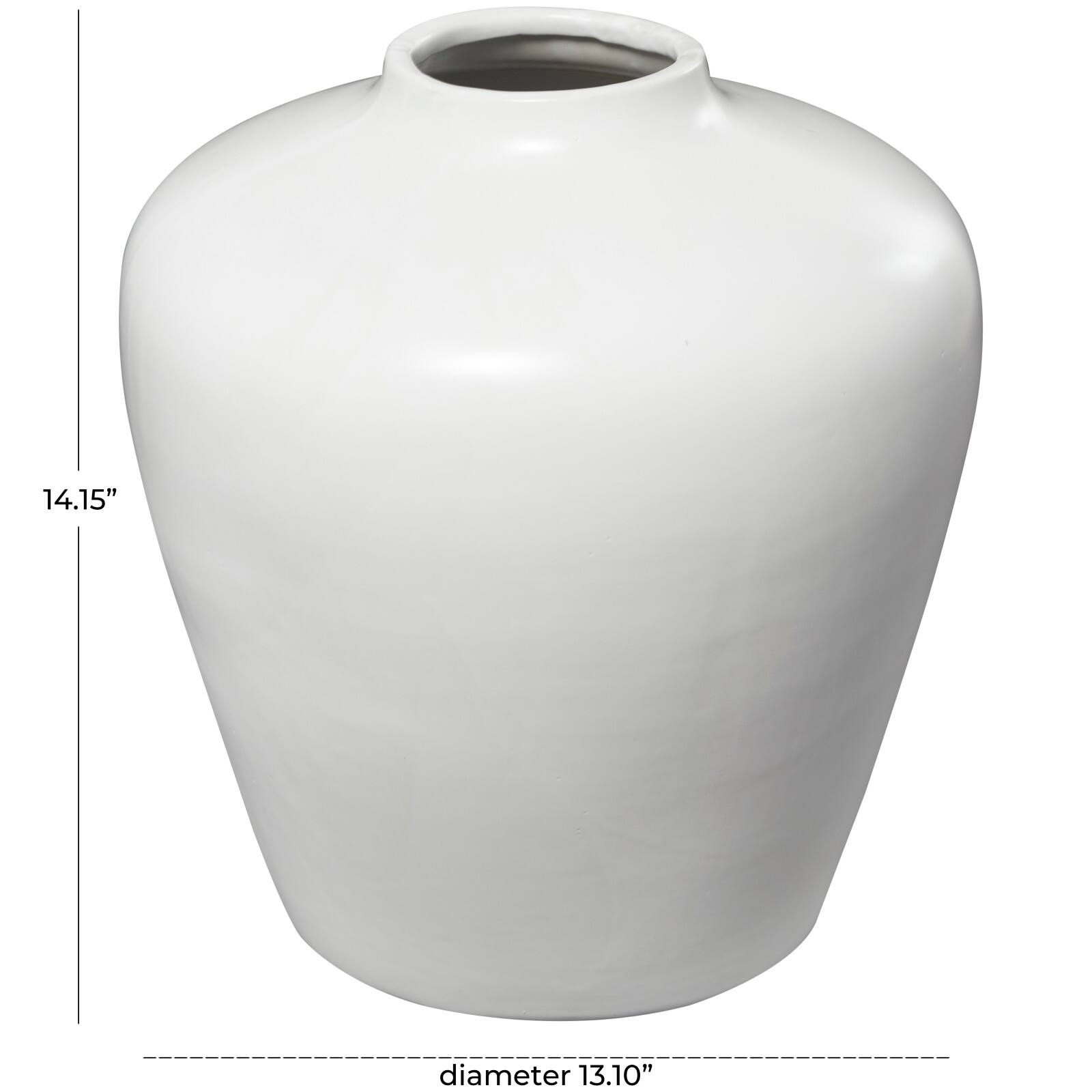 14&#x22; Modern Ceramic Vase