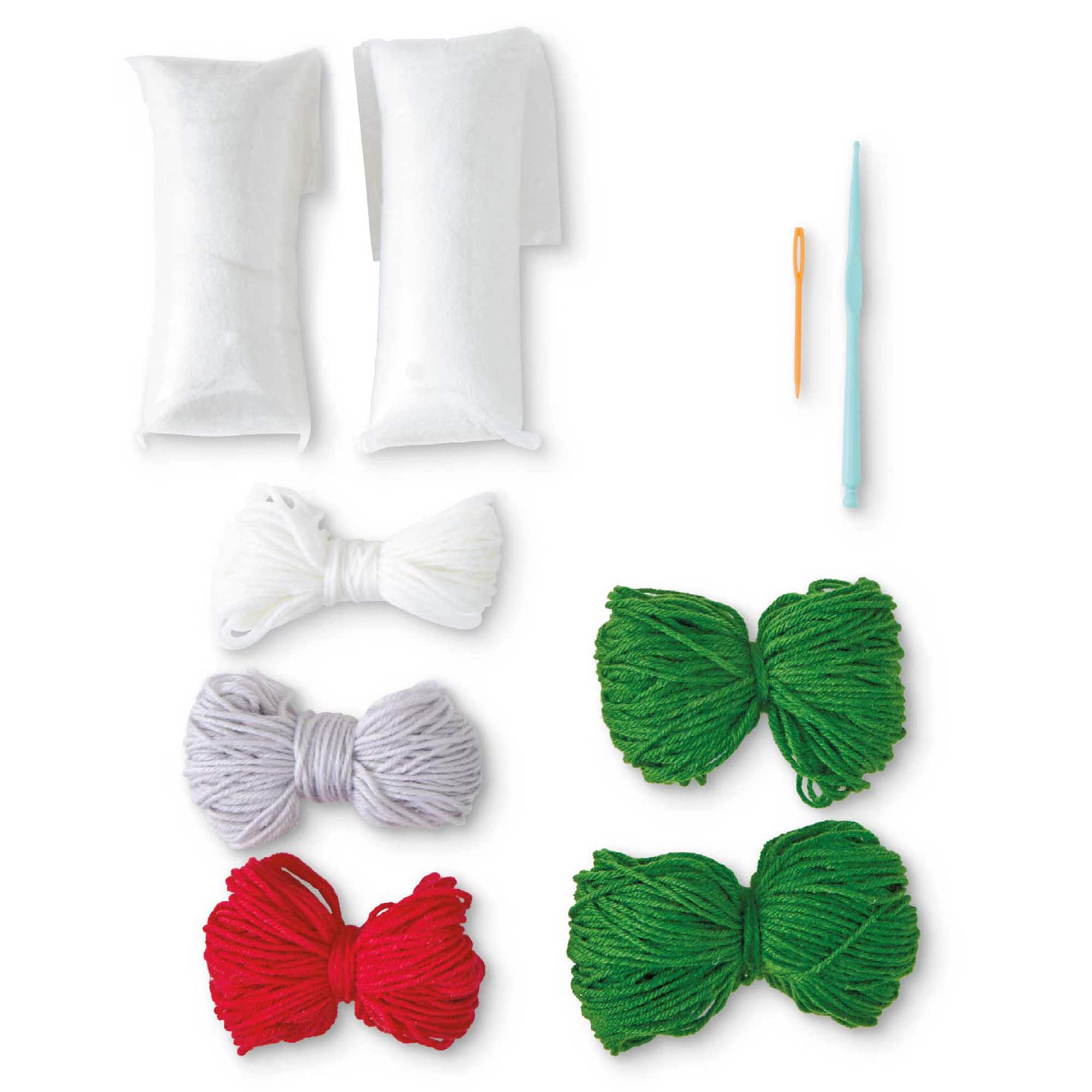 Intermediate Ball Ornaments Amigurumi Crochet Ornament Kit by Loops & Threads®