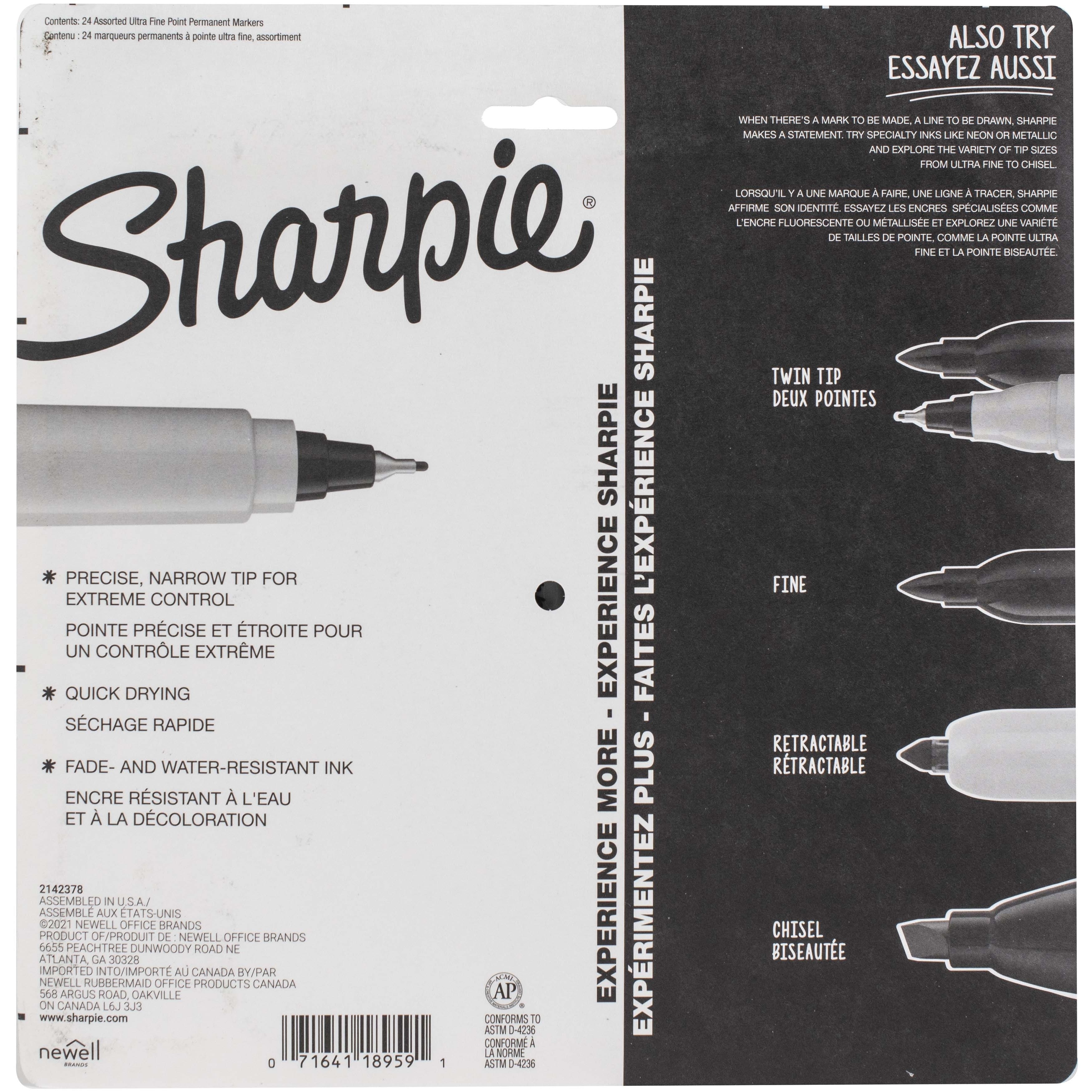 Sharpie&#xAE; Ultra-Fine 24 Color Mystic Gems Permanent Marker Set