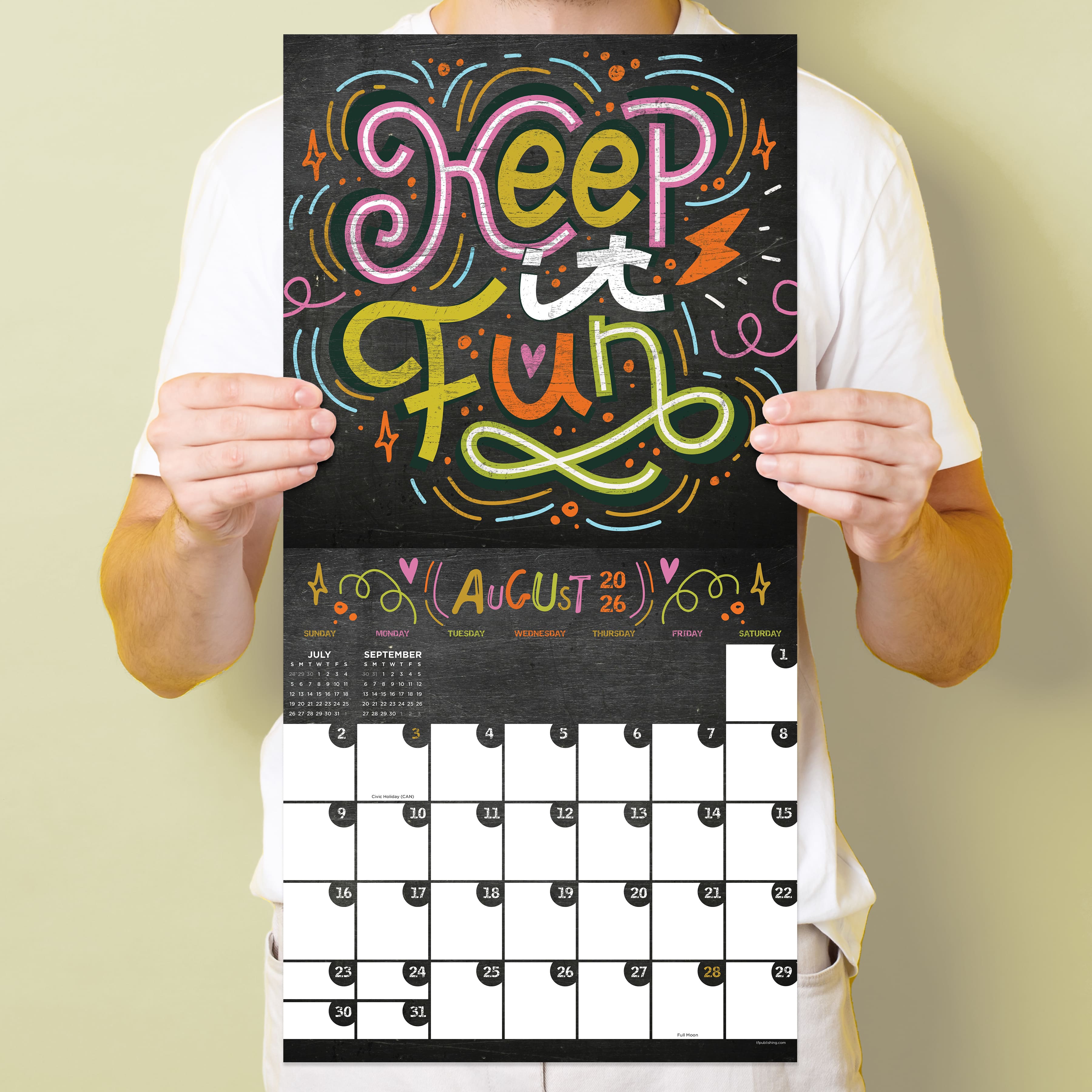 2026 Chalk It Up Wall Calendar