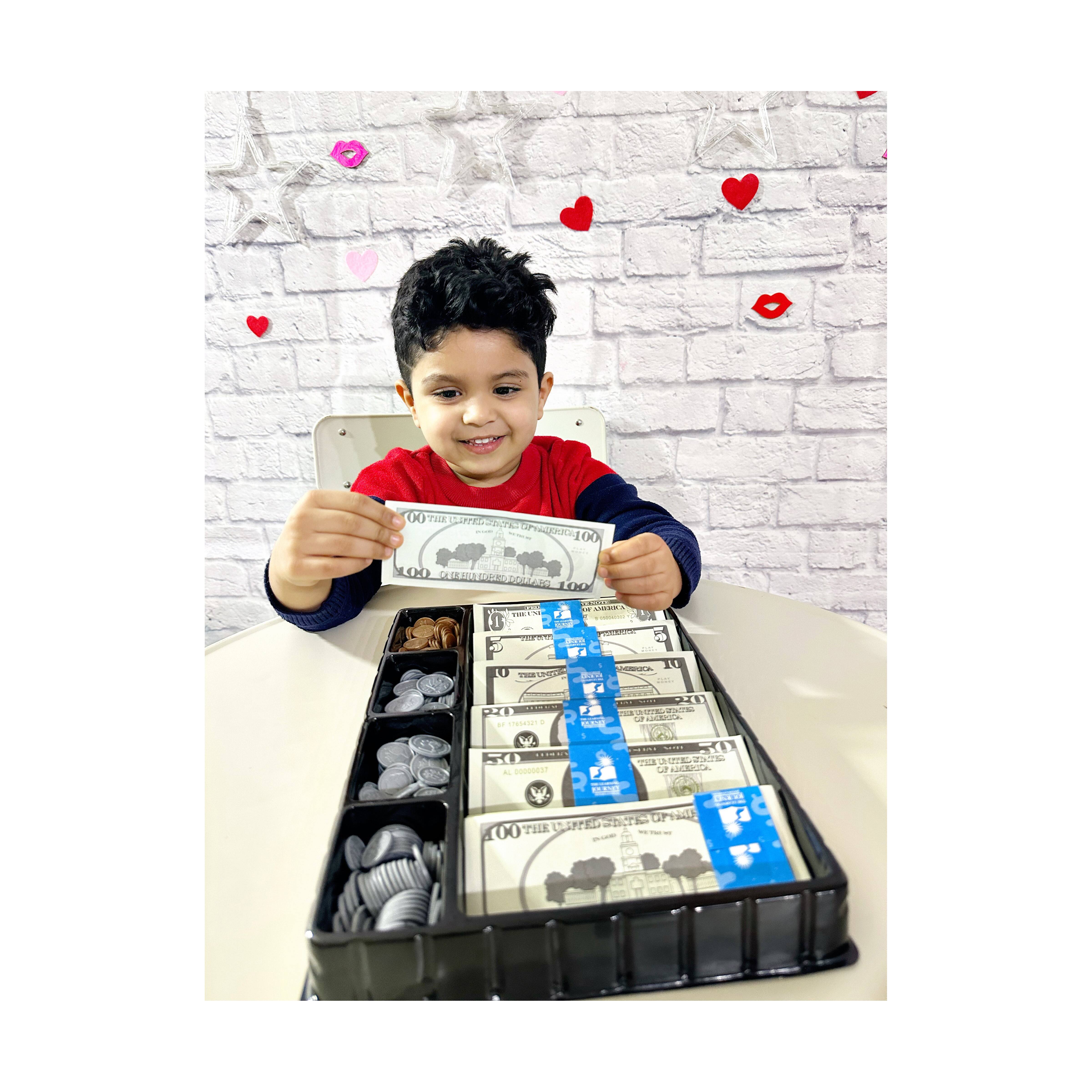 Play Money Set - Kids Bank