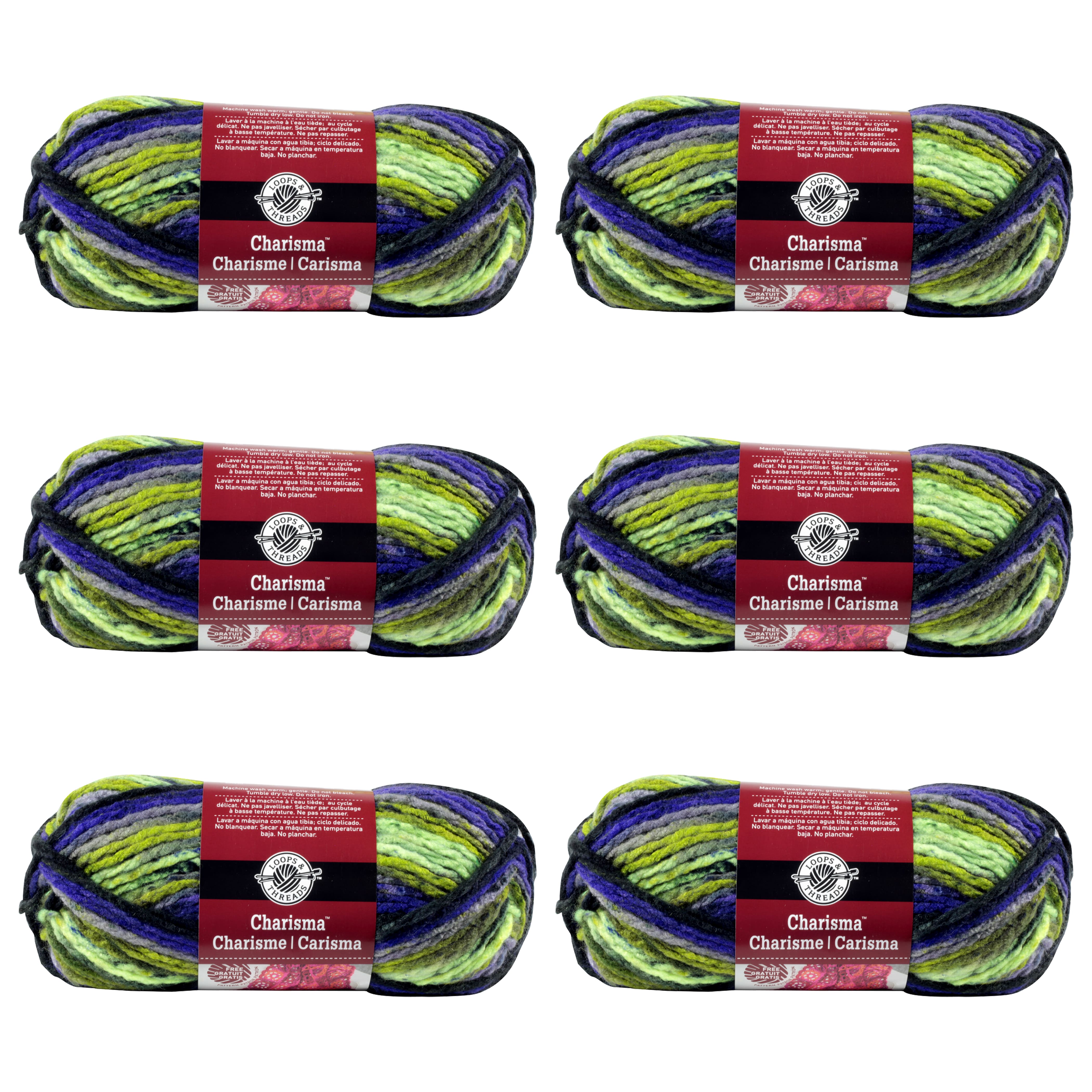 6 Pack: Charisma&#xAE; Yarn by Loops &#x26; Threads&#xAE;