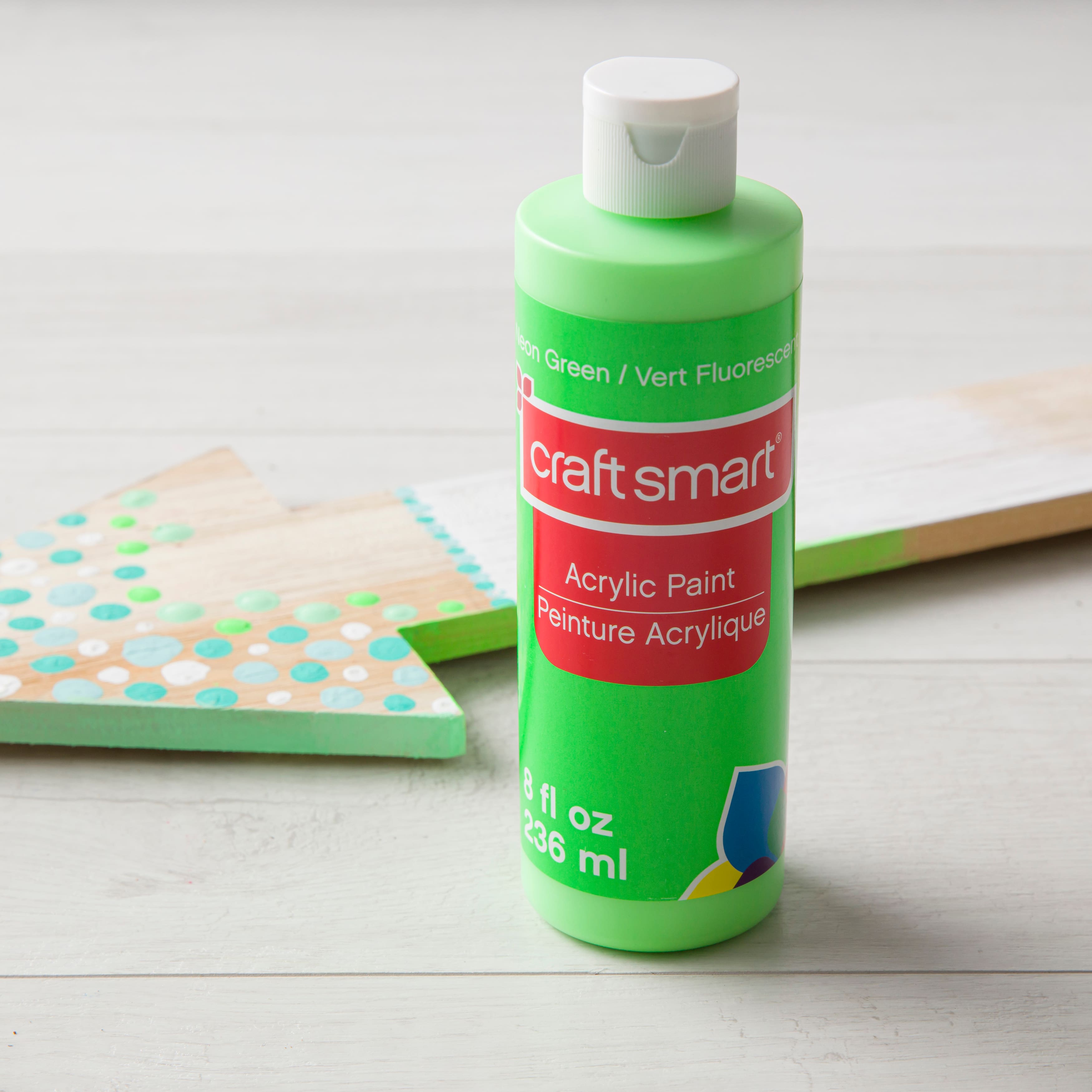 8 Pack: 8oz. Neon Acrylic Paint by Craft Smart®