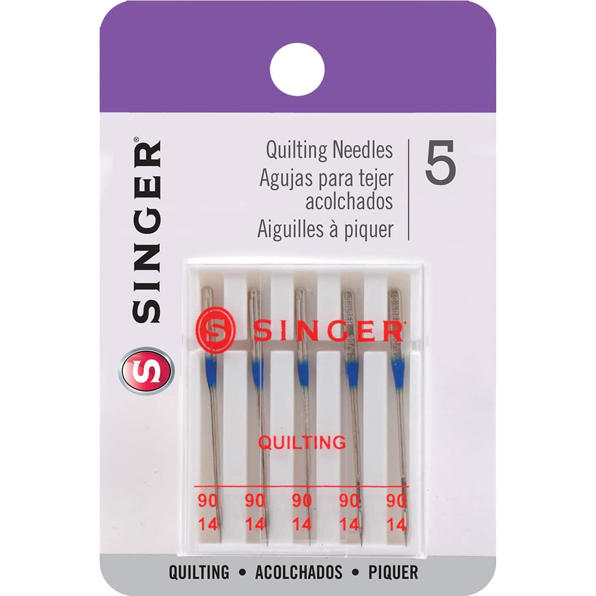 SINGER&#xAE; Quilting Machine Needles, 5ct.