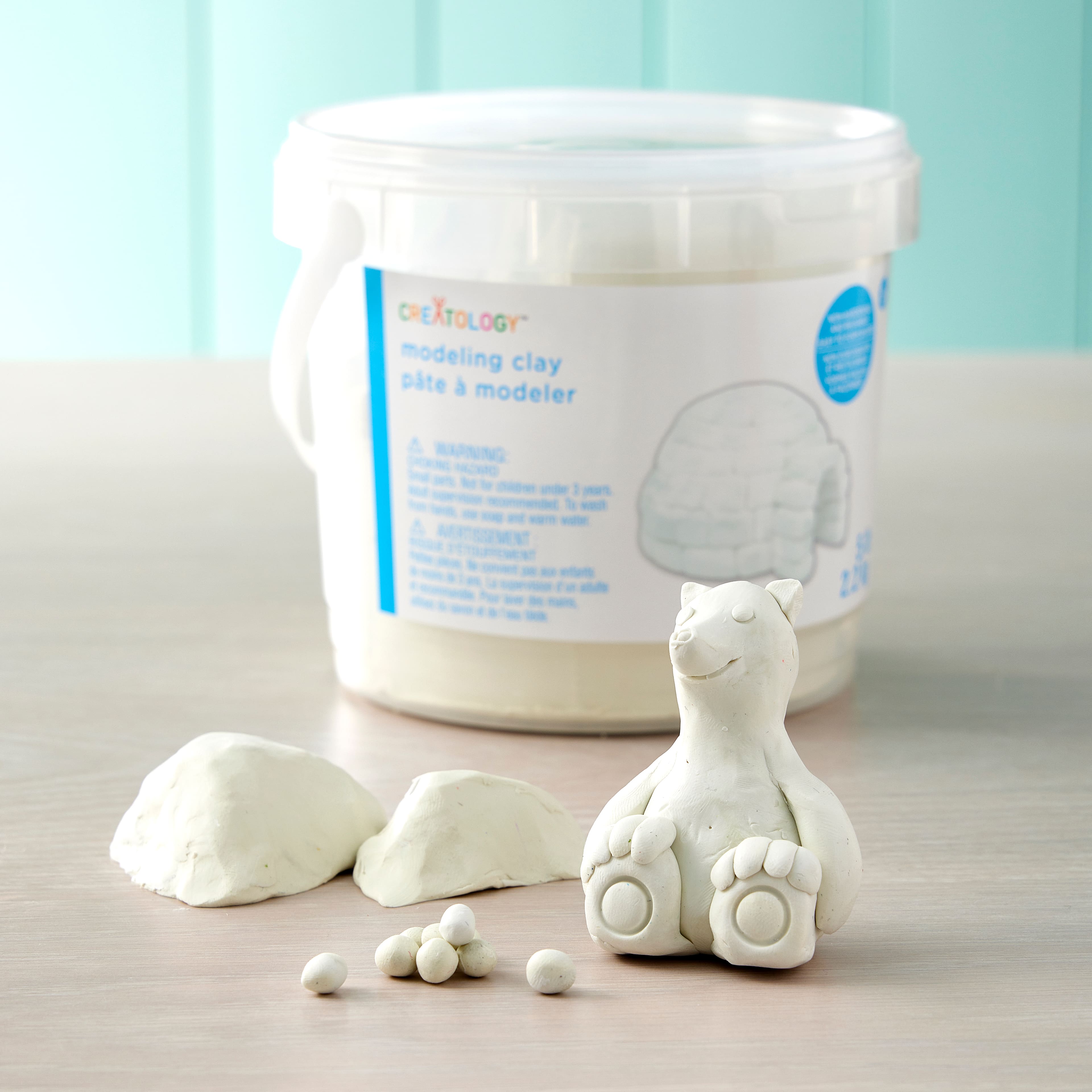 5lb. White Modeling Clay by Creatology&#x2122;