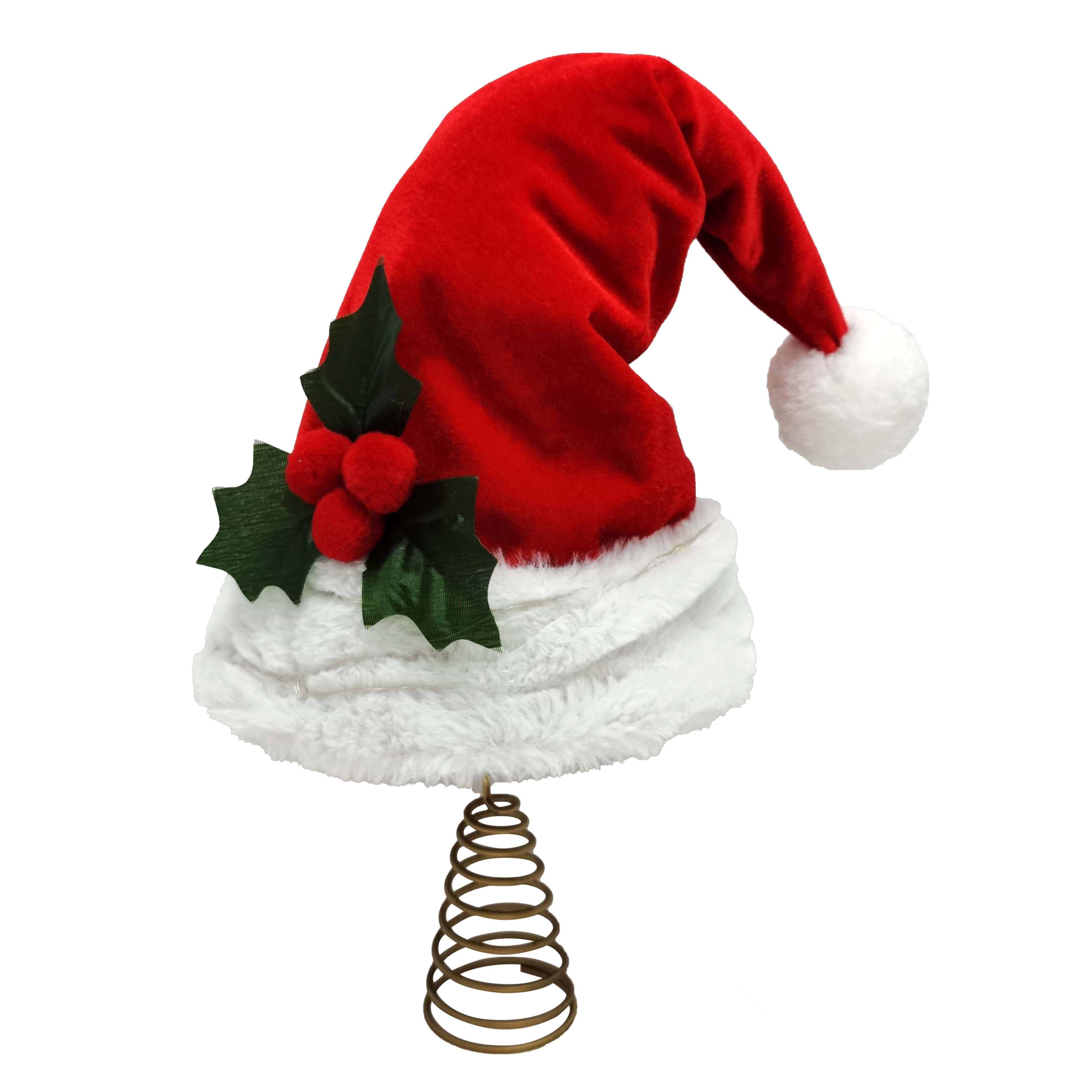 7&#x22; Red Santa Hat LED Tree Topper by Ashland&#xAE;