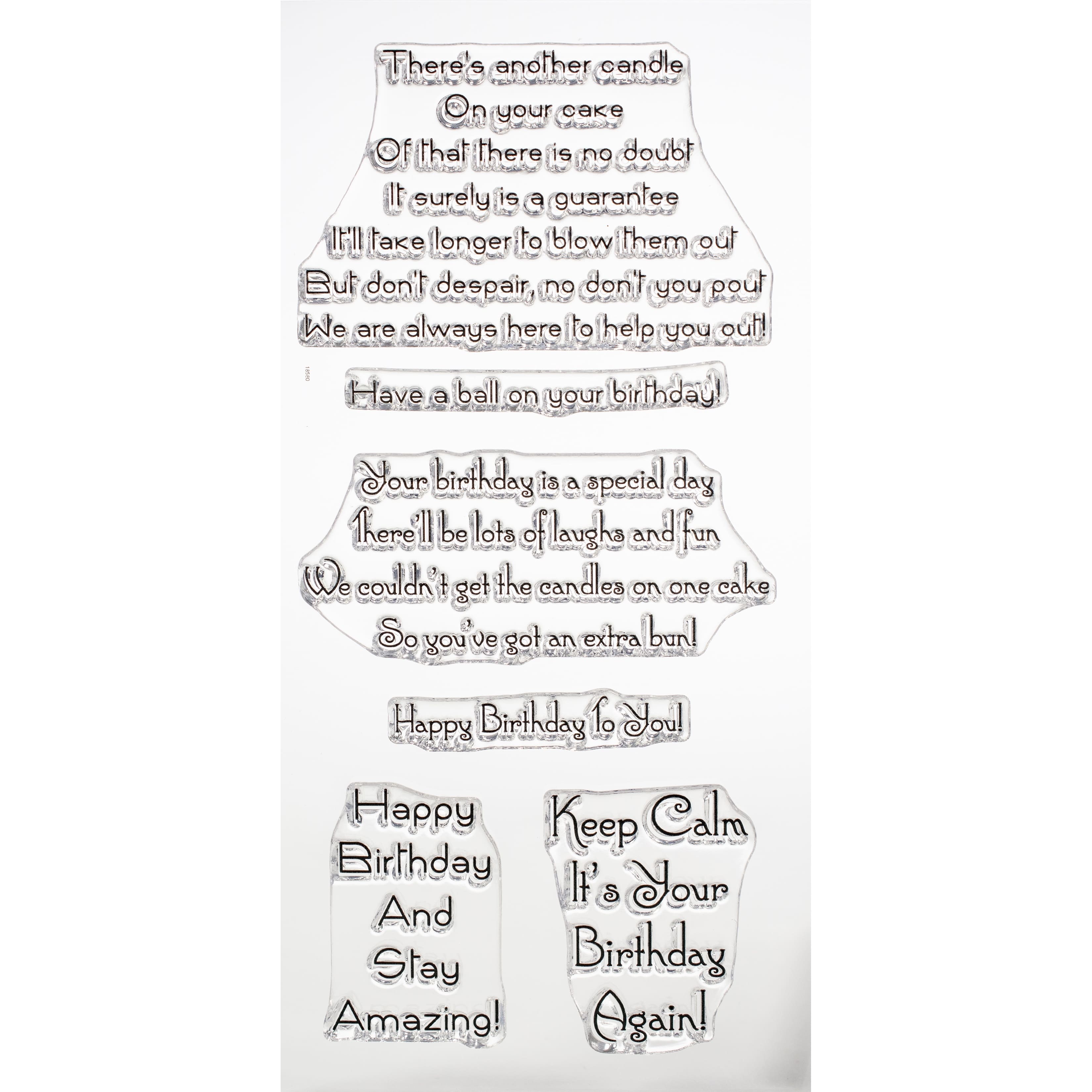 Word Cloud Clear Stamp Set *Choose from* Sentimentally Yours By Phill Martin 