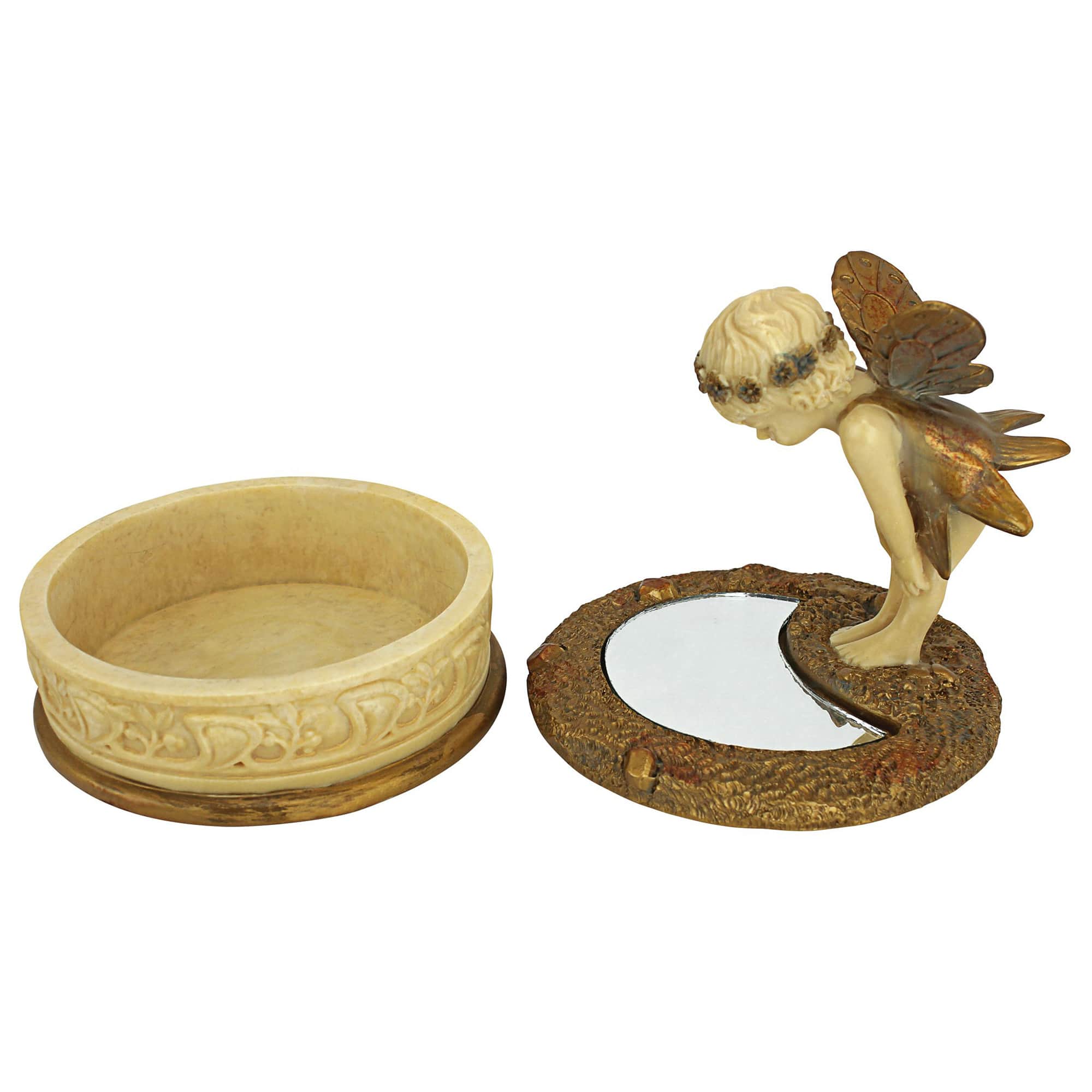 Design Toscano 6" A Pondering Fairy Collectible Box