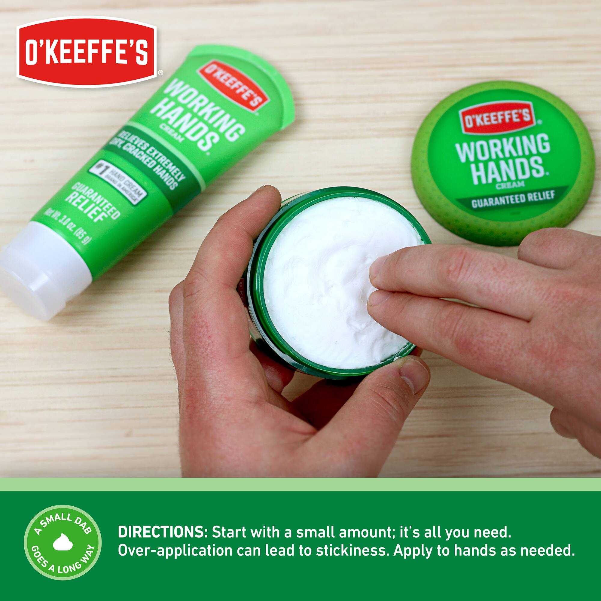 O'Keeffe's® 3.4oz. Working Hands® Cream Jar