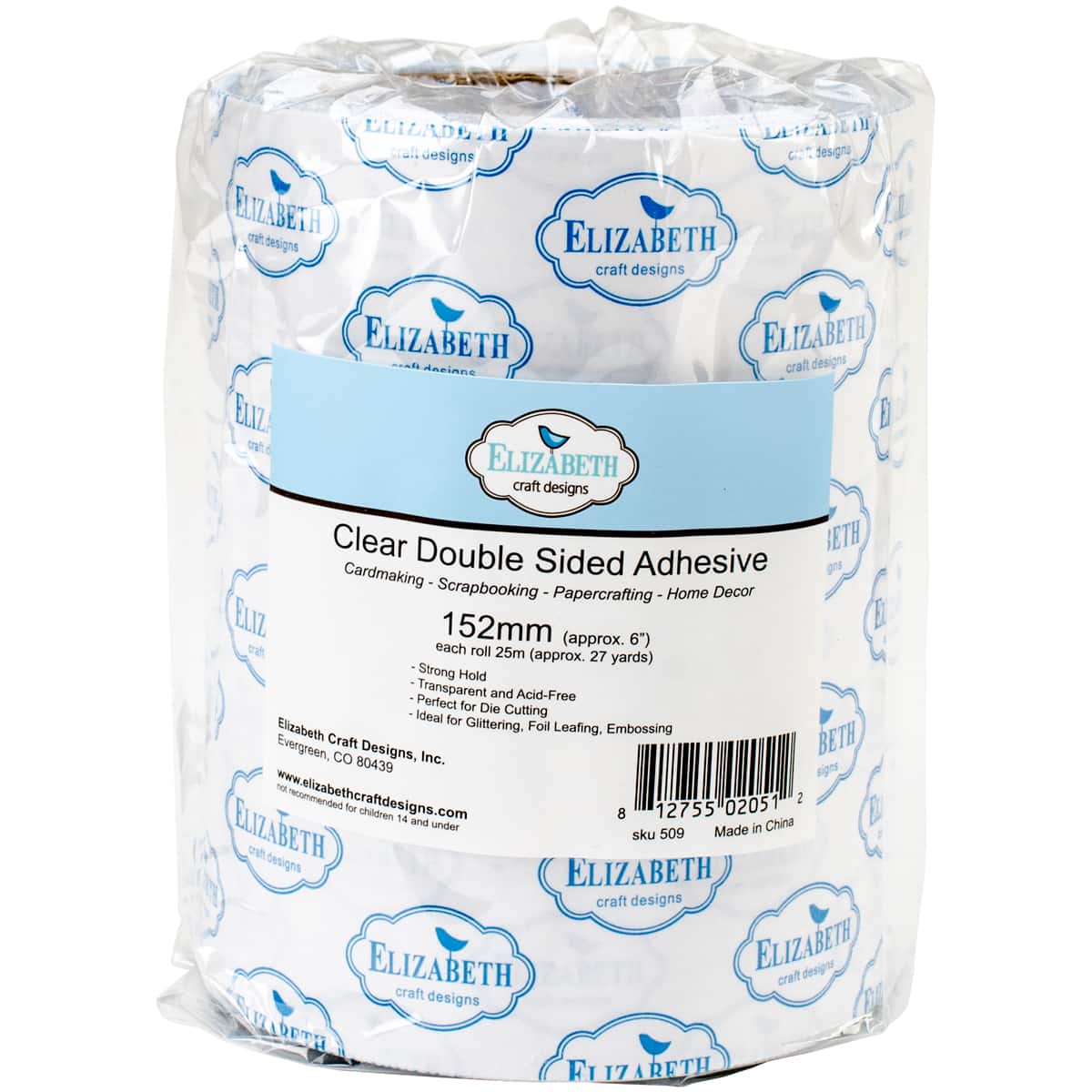 Elizabeth Craft Designs Clear Double-Sided Adhesive Tape
