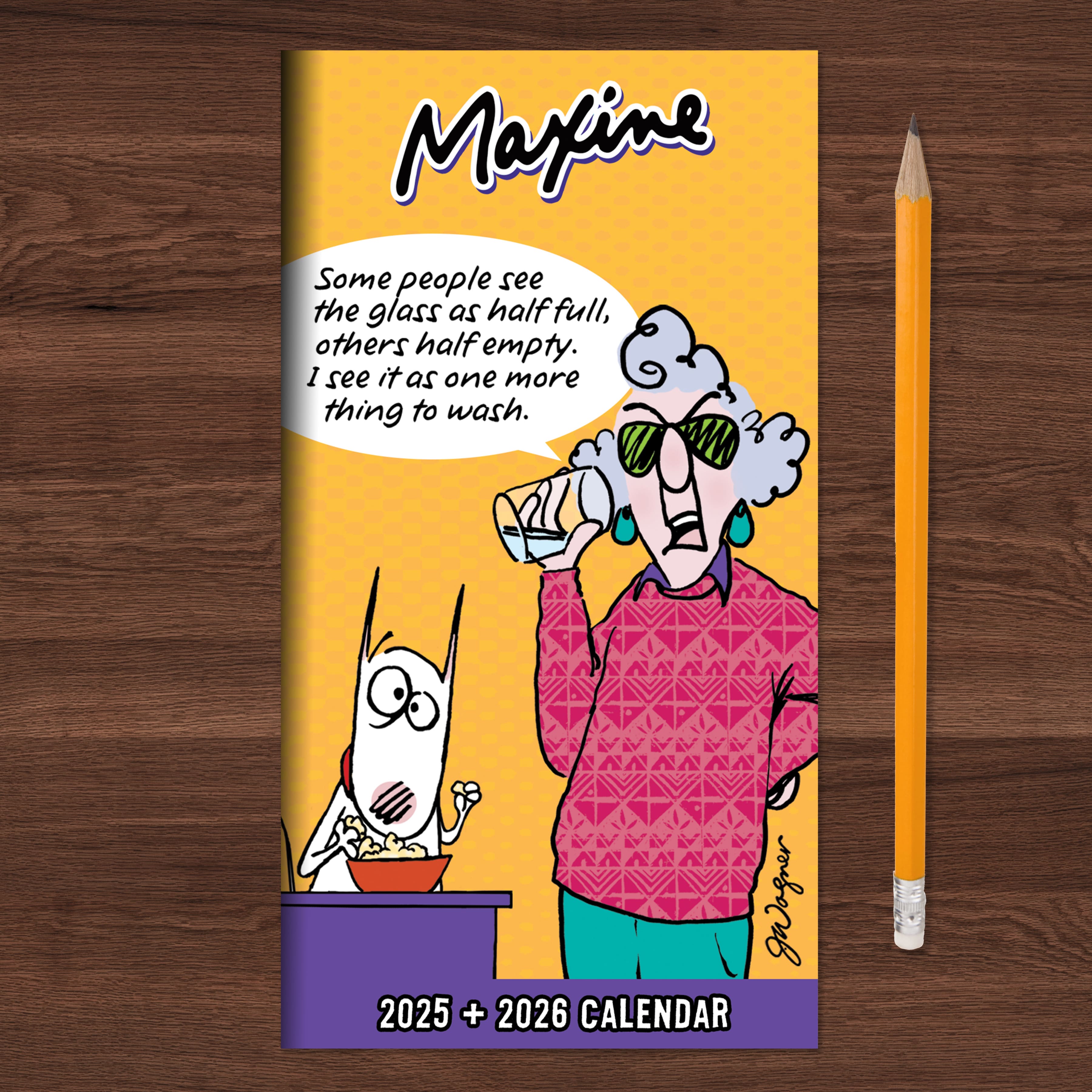 TF Publishing 2025-2026 Small Maxine Monthly Pocket Planner