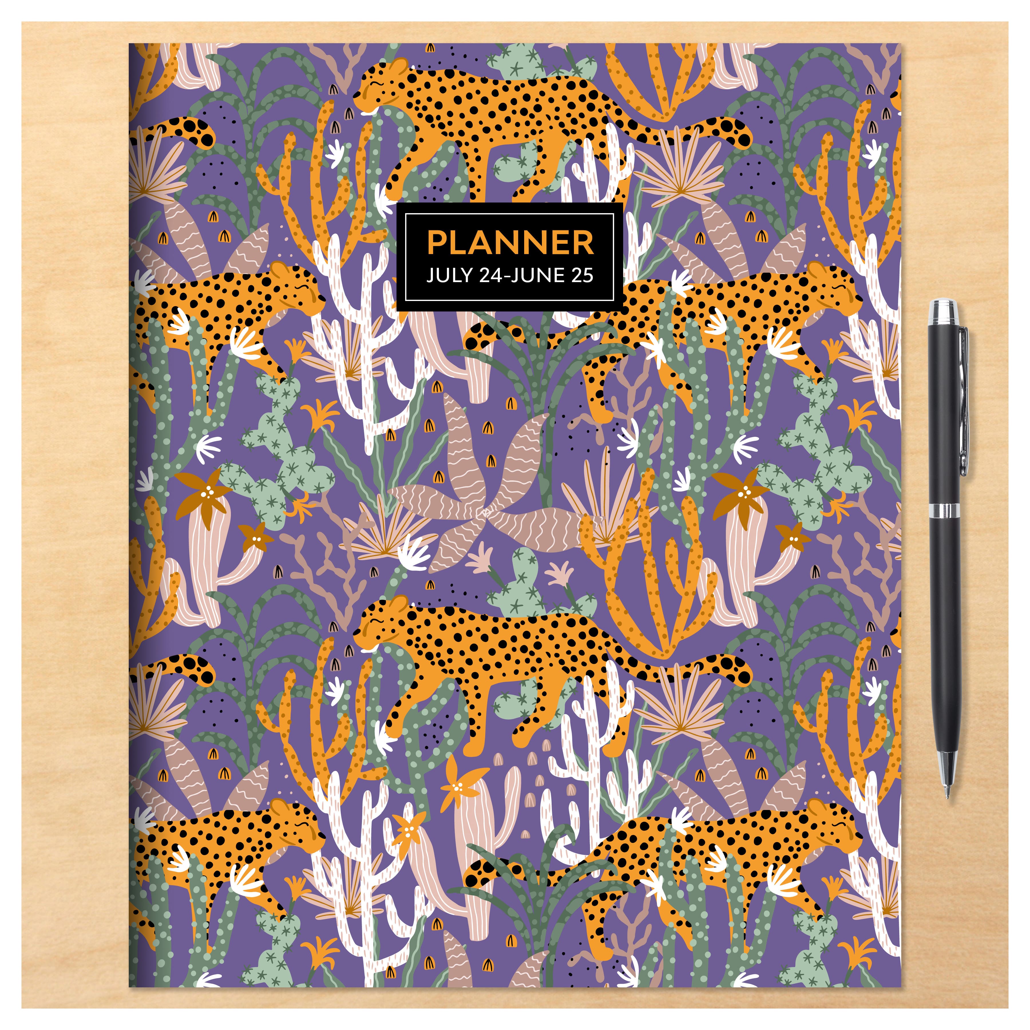 TF Publishing 2024-2025 Large Jungle Cat Monthly Planner