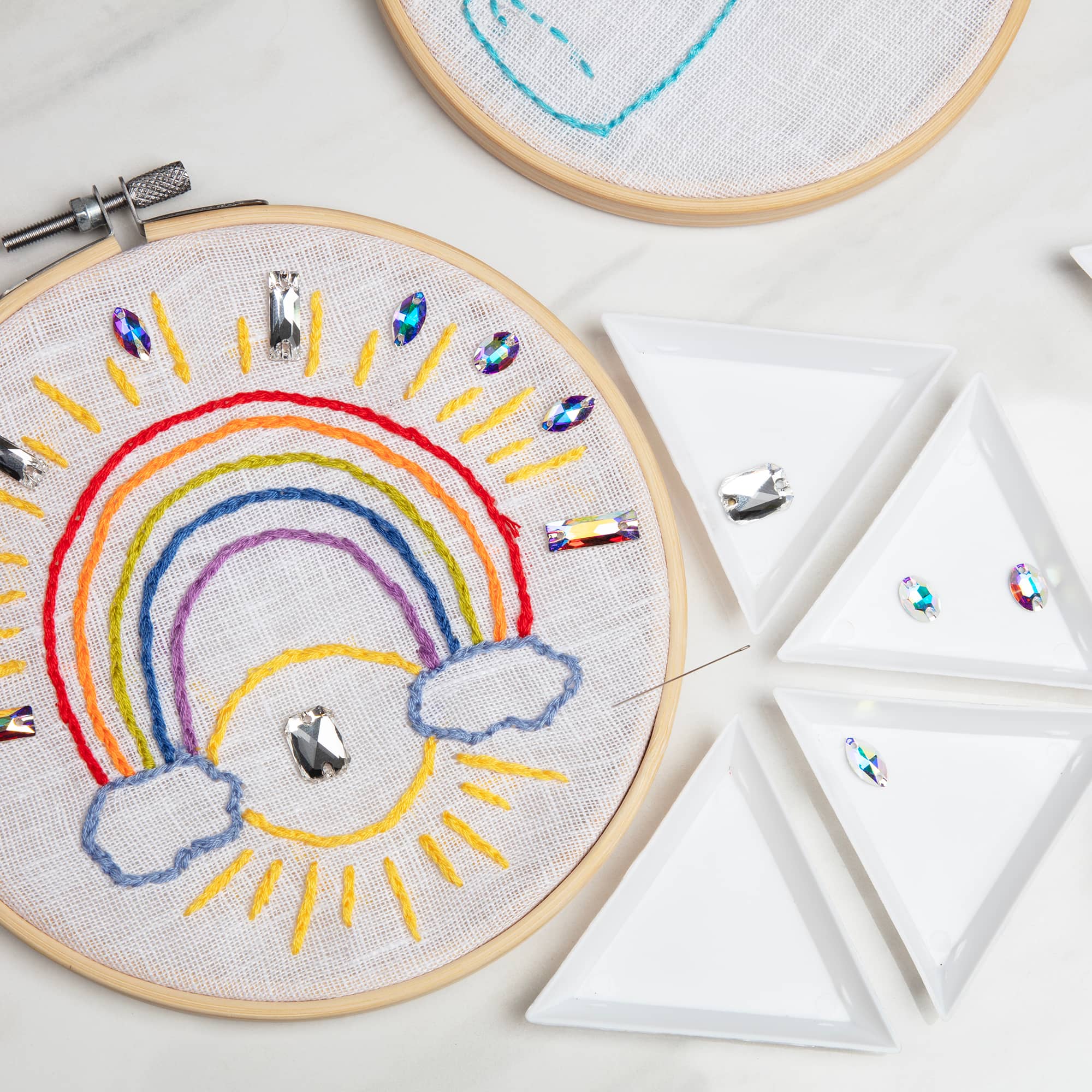 18mm Baguette Sew-On Austrian Crystals by Bead Landing™, 2ct.