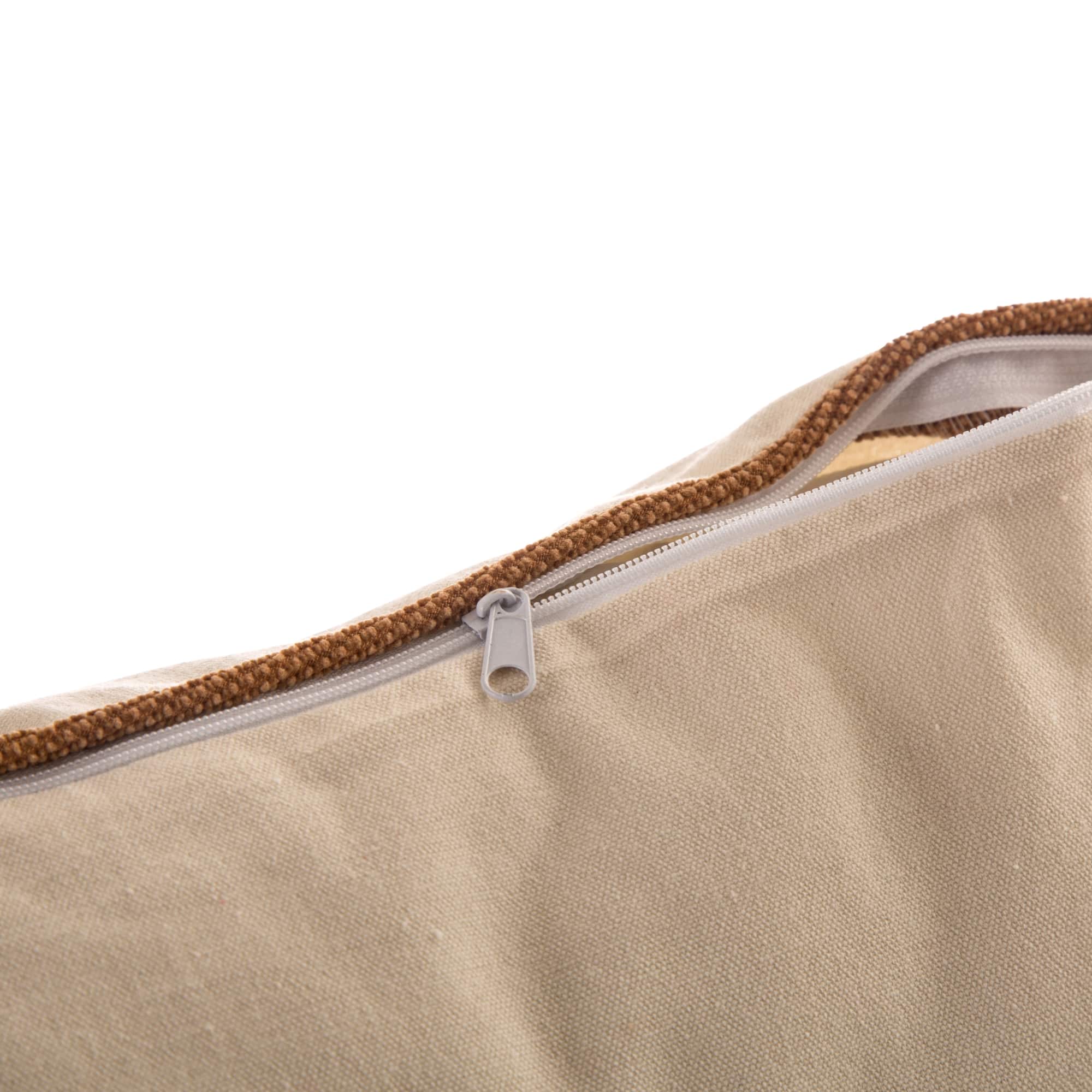 Glitzhome® Cotton Embroidered Pumpkin Pillow Cover