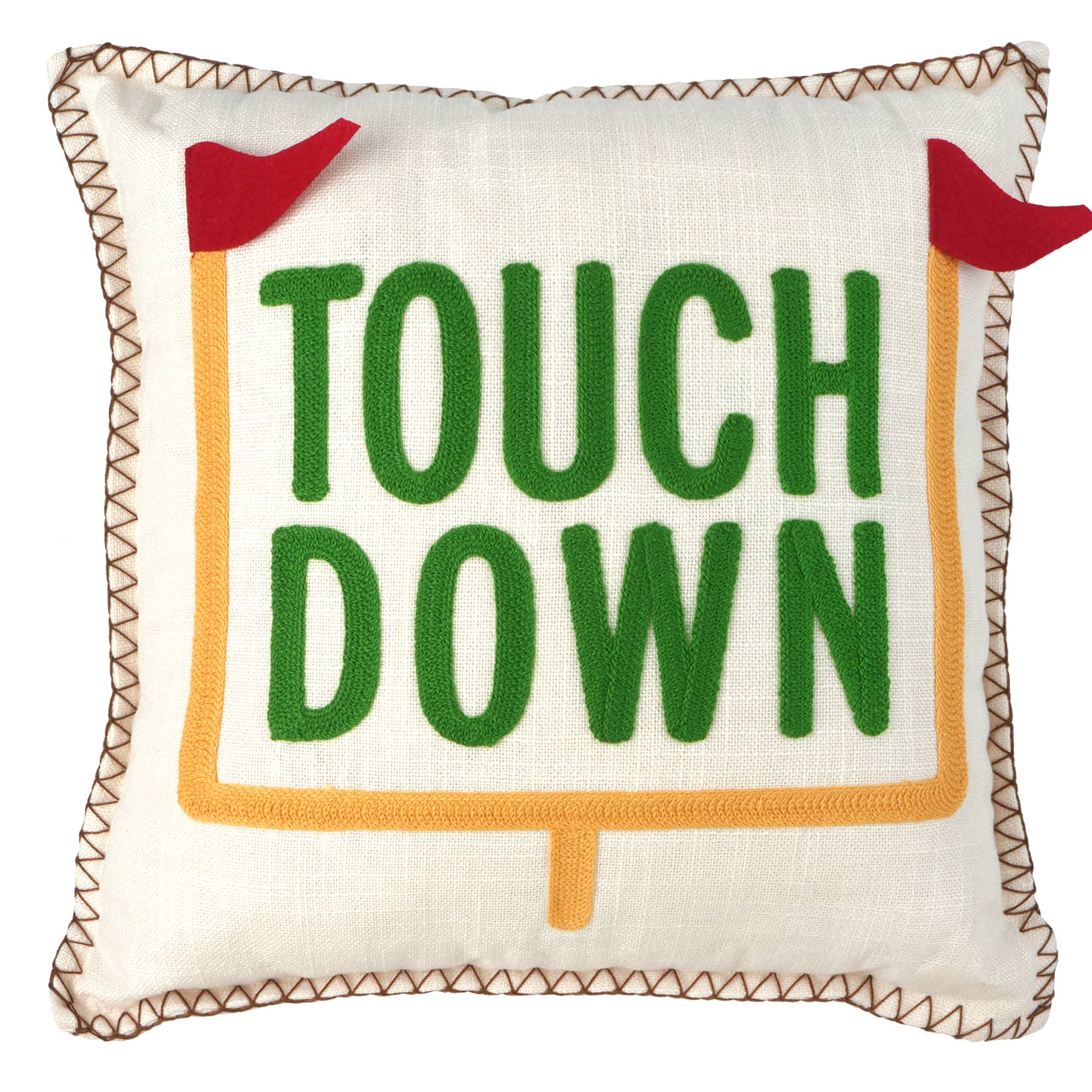 14&#x22; x 14&#x22; Touchdown Throw Pillow by Celebrate It&#x2122;
