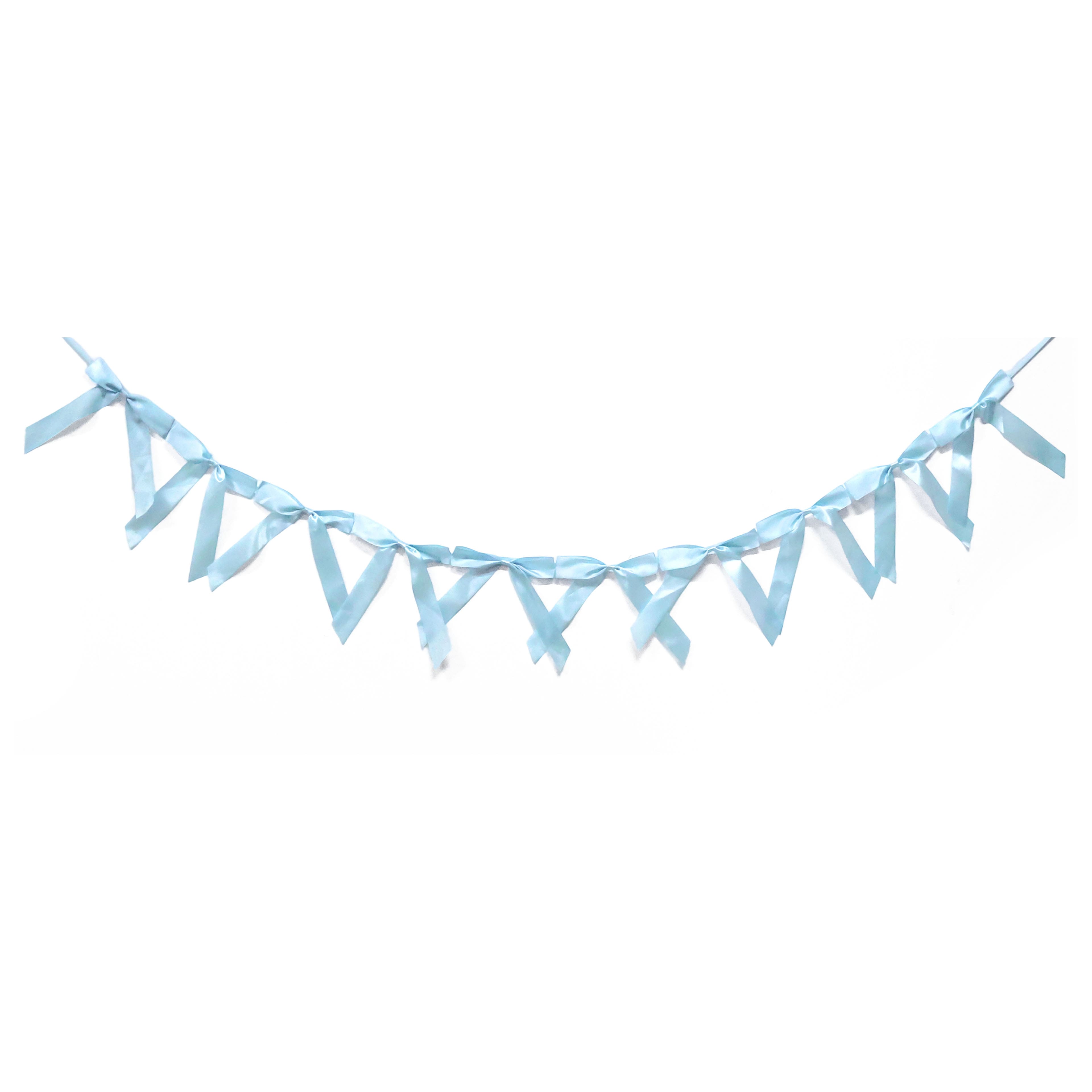 7.75ft. Blue Bow Banner by Celebrate It&#x2122;