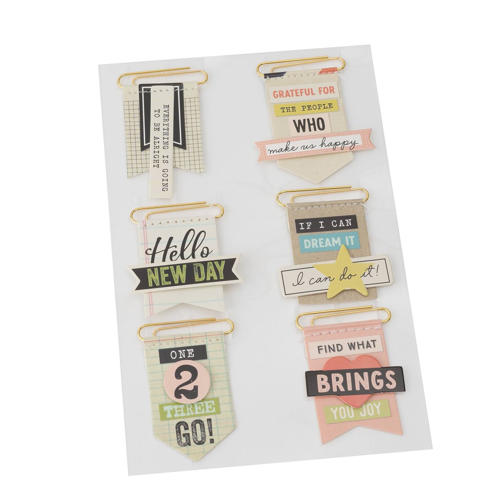 Vicki Boutin Print Shop Layered Paper Clip Embellishments