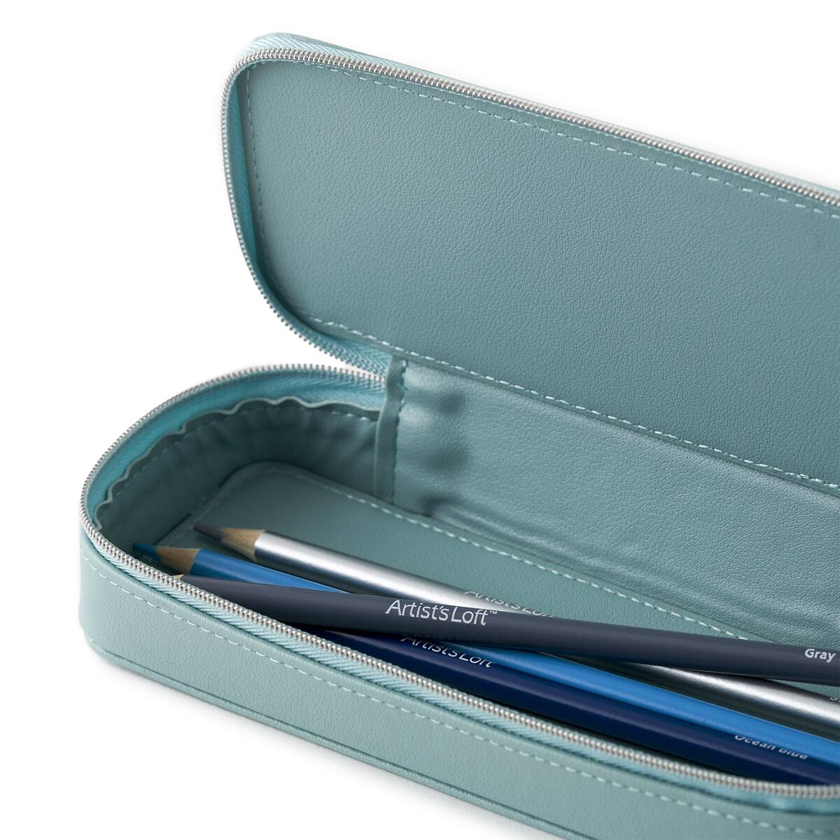 6 Pack: Zipper Pencil Pouch by Artist&#x27;s Loft&#x2122;
