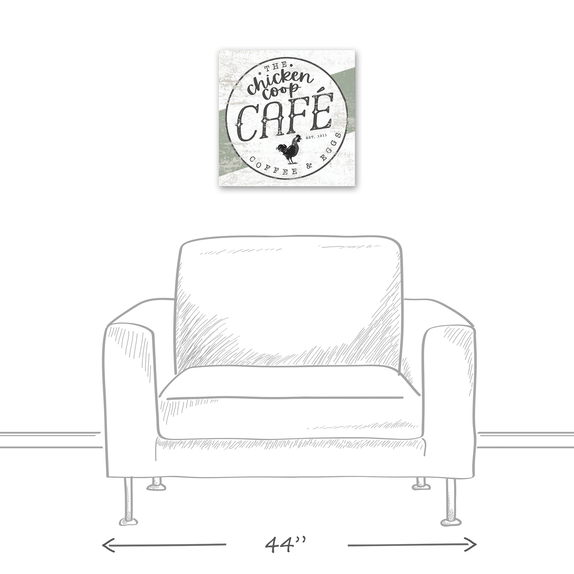 Chicken Coop Caf&#xE9; Canvas Wall Art