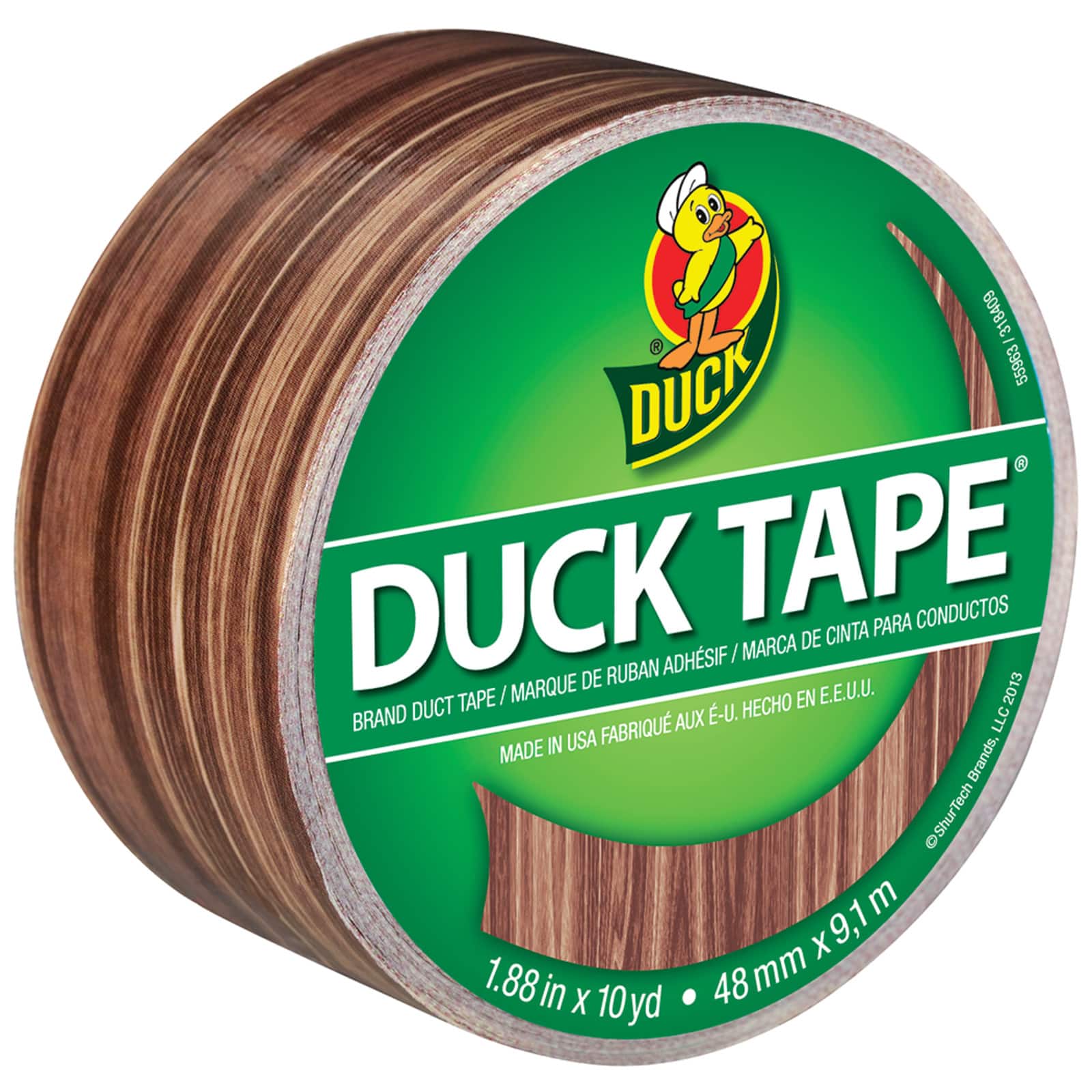 Duck Tape&#xAE; Woodgrain Patterned Brand Duct Tape