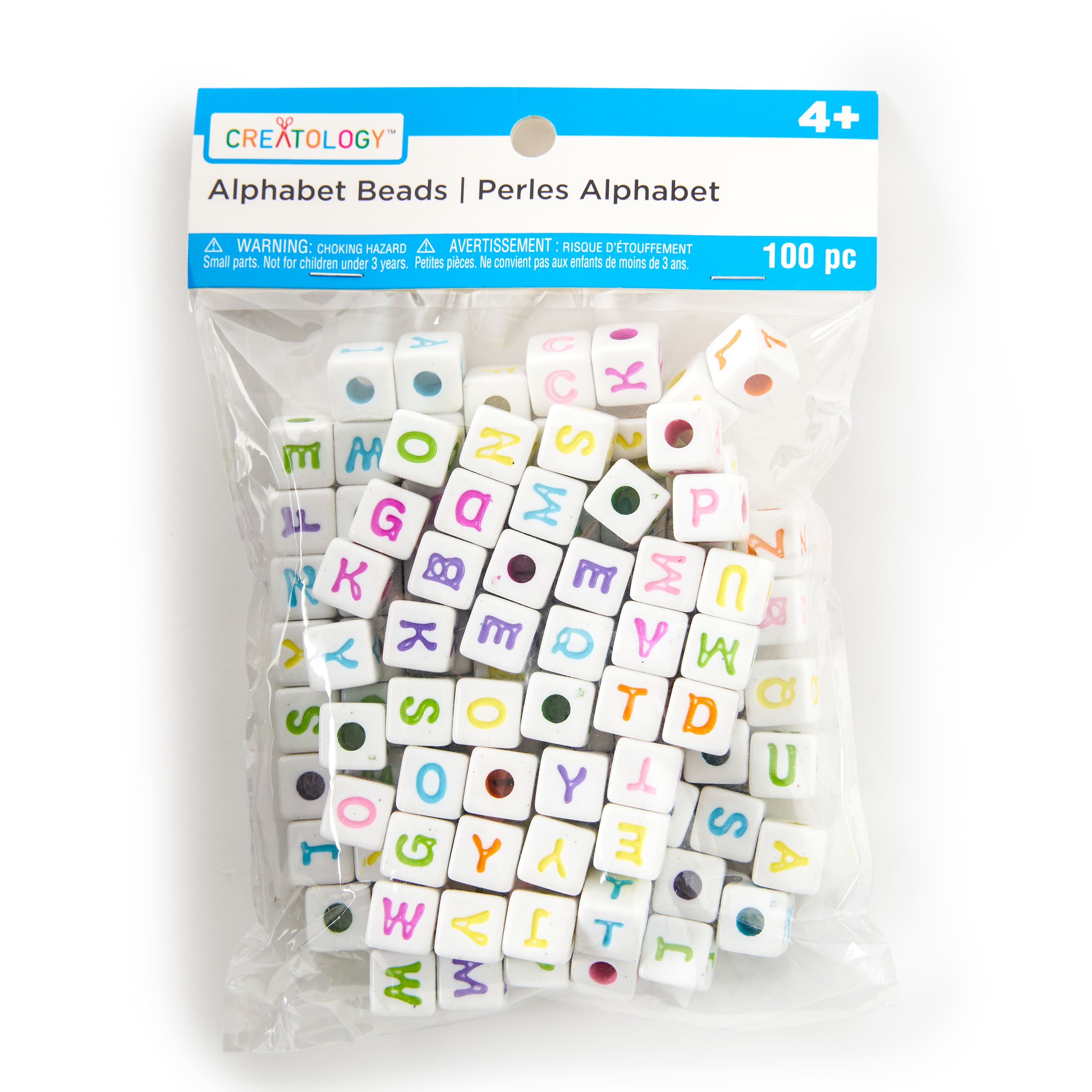TOAOB 1200pcs 4 Colors Cube Letter Beads Acrylic India