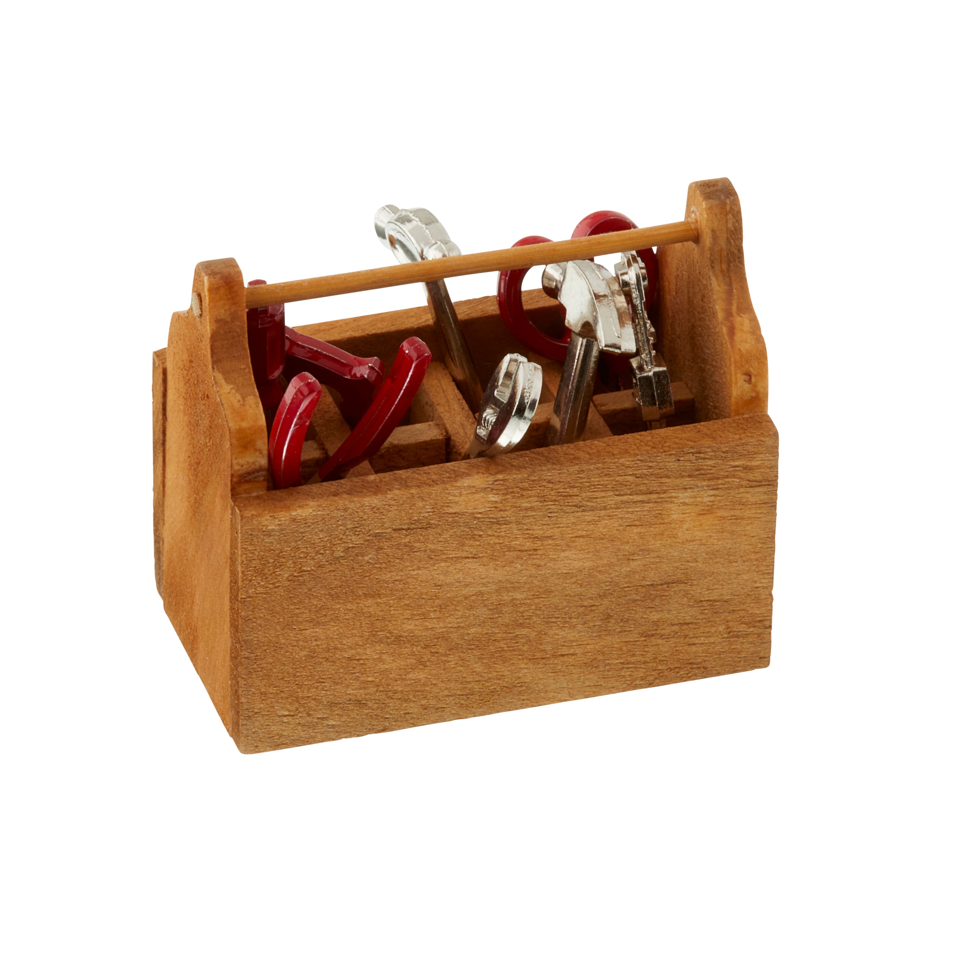 Miniature Tool Box With Simulated Drawers 