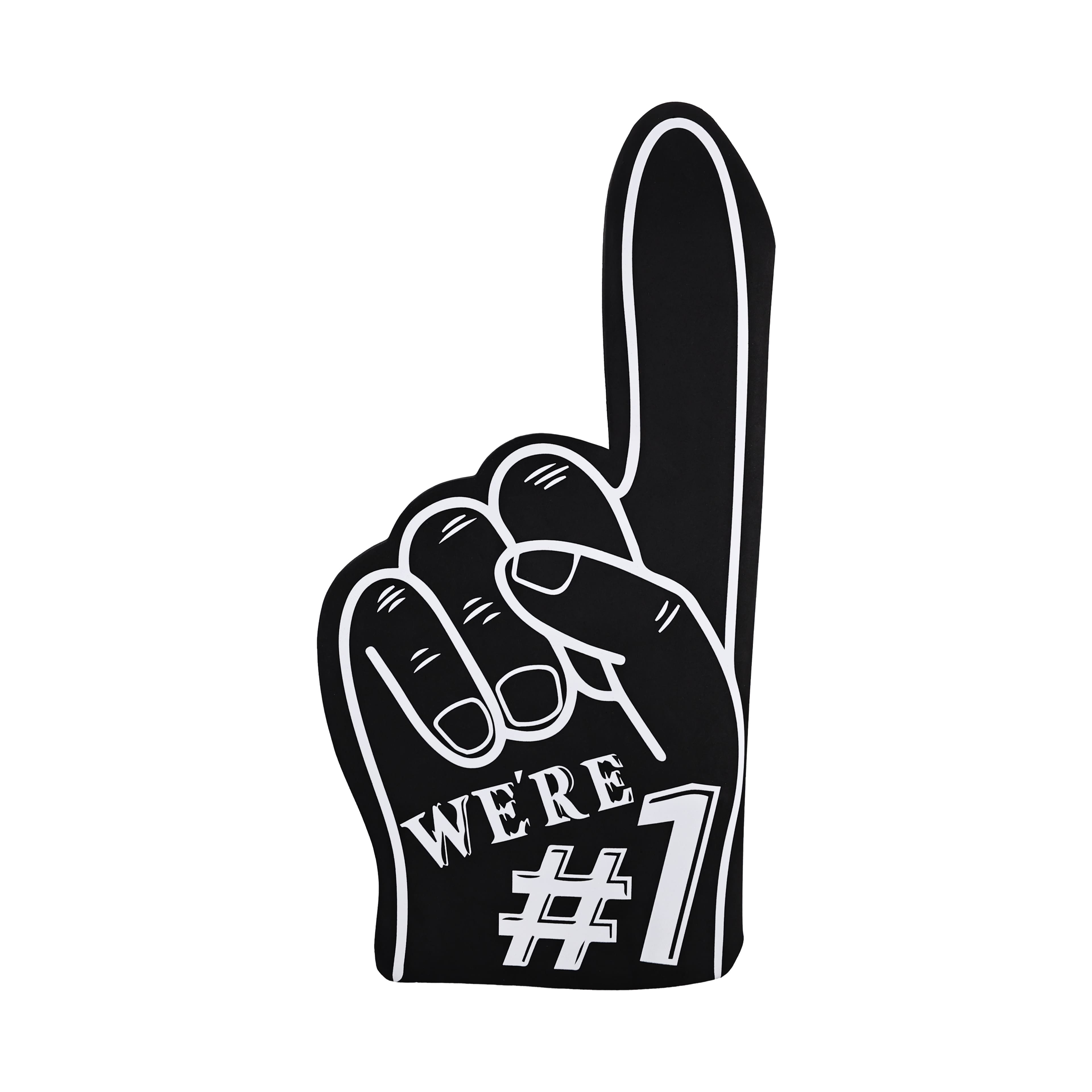 18&#x22; Black No.1 Foam Finger by Celebrate It&#x2122;