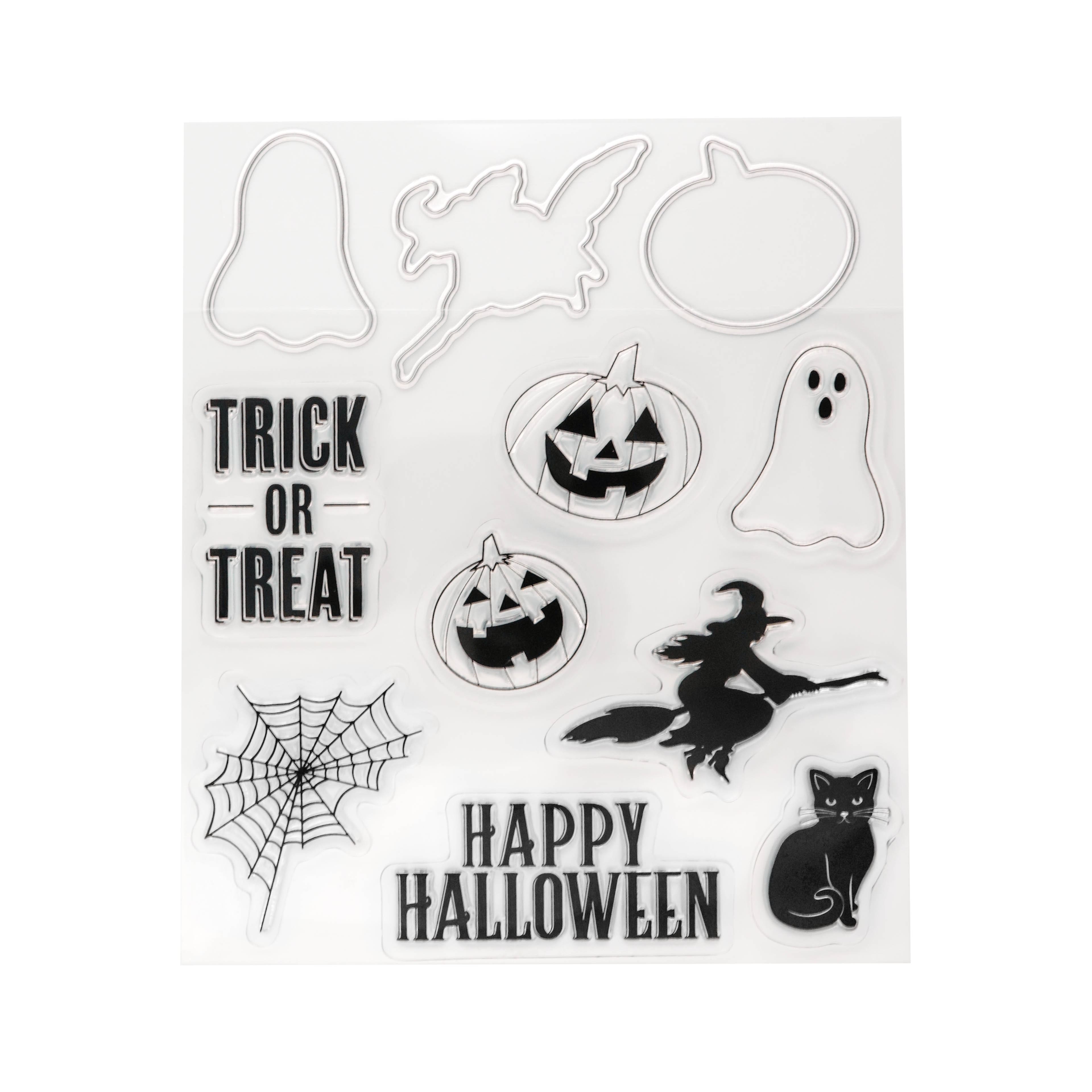 Vintage Halloween Clear Stamp & Die Set by Recollections™