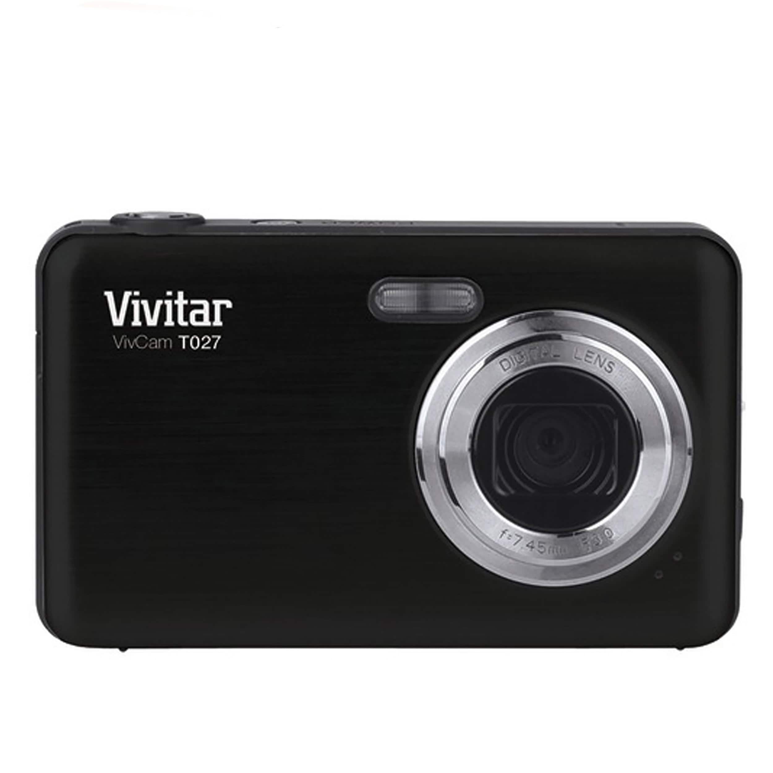 Vivitar Vivicam Black T027 12.1 Megapixel Digital Camera