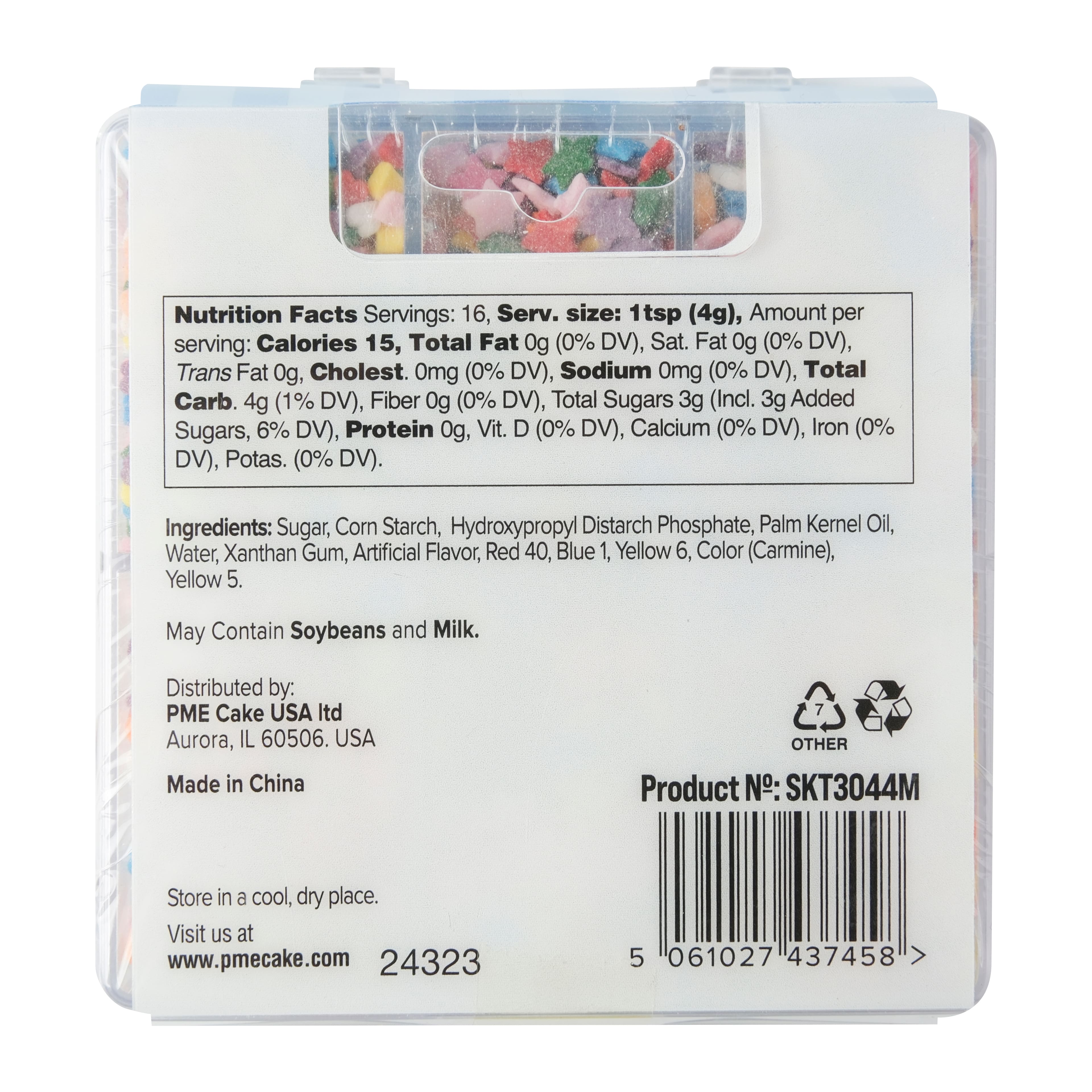 PME Cake Sweet Street® Mini Rainbow Sprinkle Mix