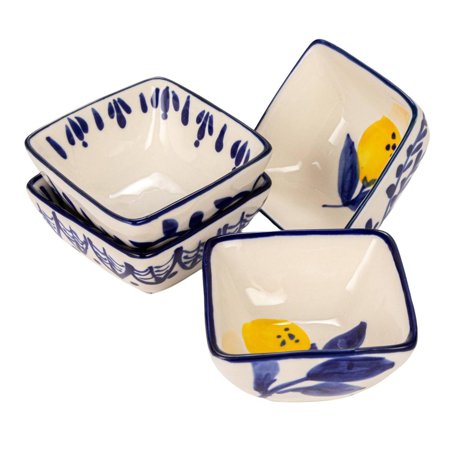 Hello Honey&#xAE; 3&#x22; Small Lemon Stoneware Dish Set