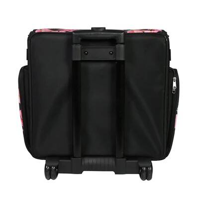 Everything Mary Floral Deluxe Papercraft Rolling Craft Case