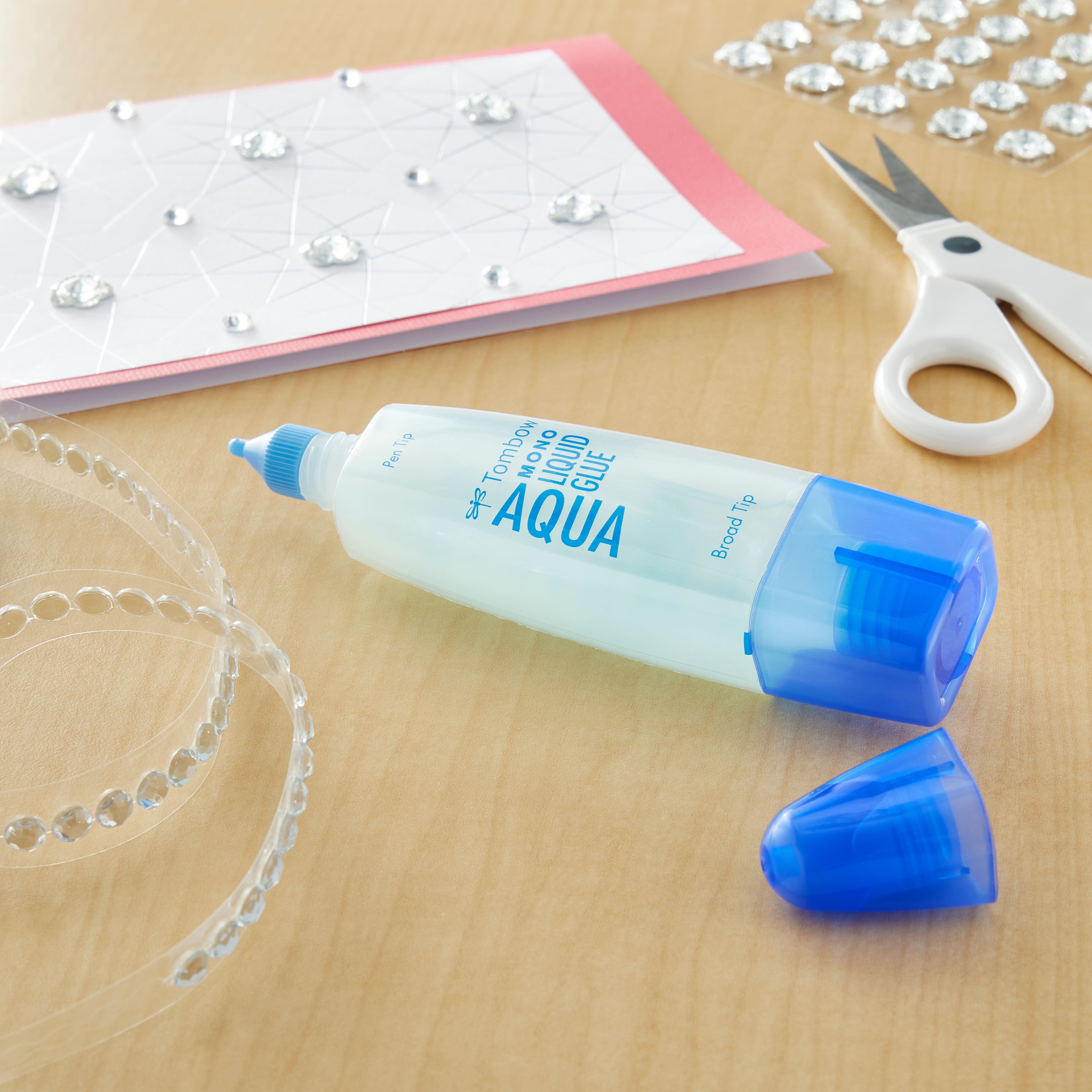 MONO Aqua Liquid Glue, 500 ml Refill, Clear Glue