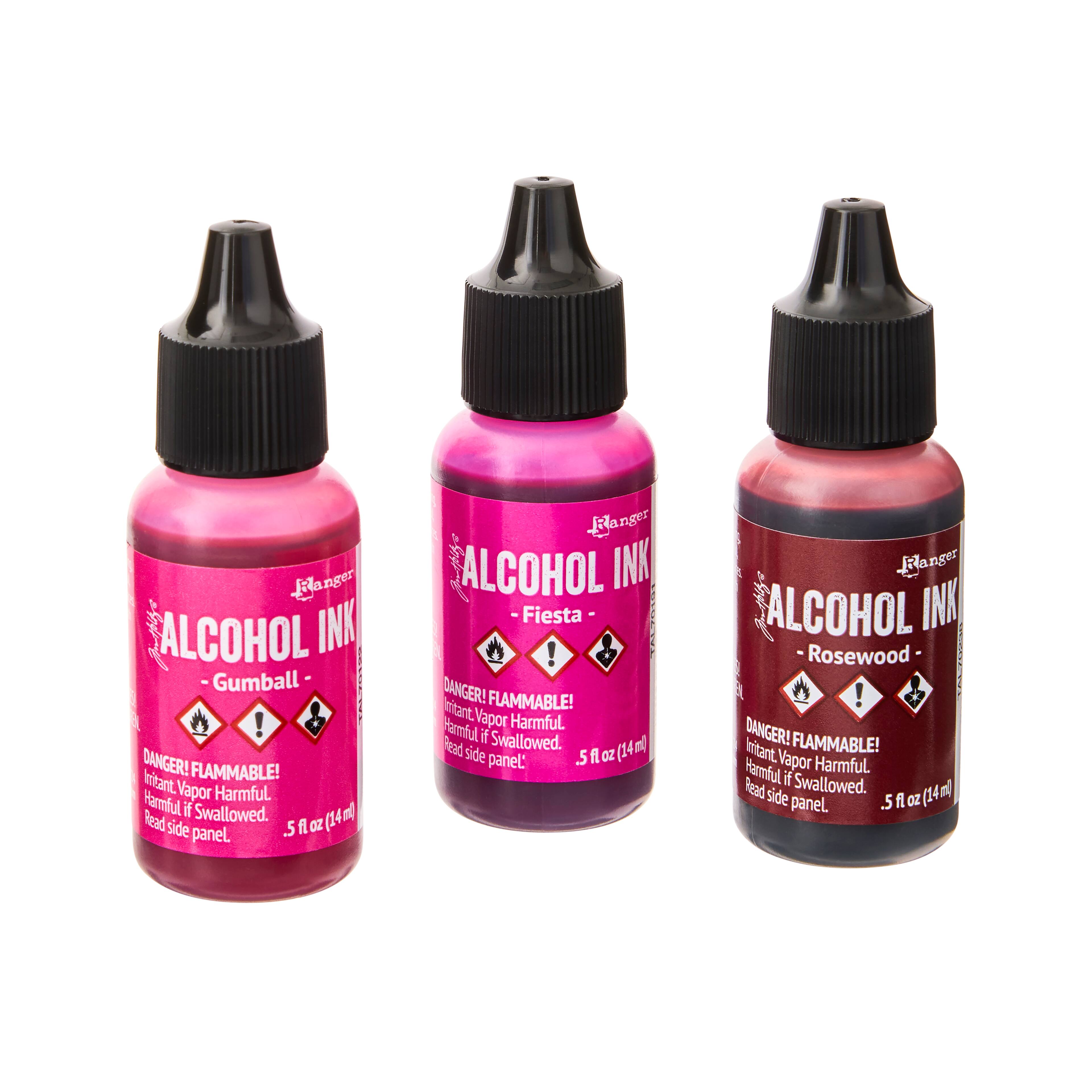 6 Packs: 3 ct. (18 total) Tim Holtz® Pink & Red Spectrum Alcohol Inks