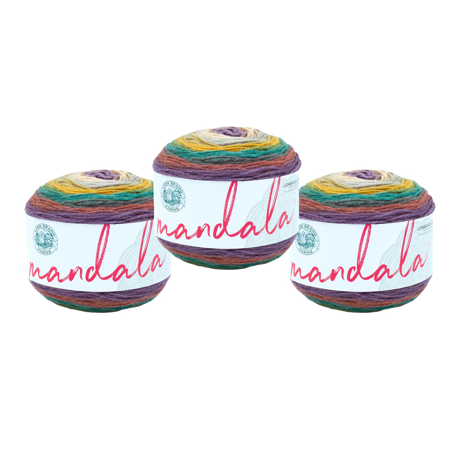 3 Pack Lion Brand&#xAE; Mandala&#xAE; Yarn