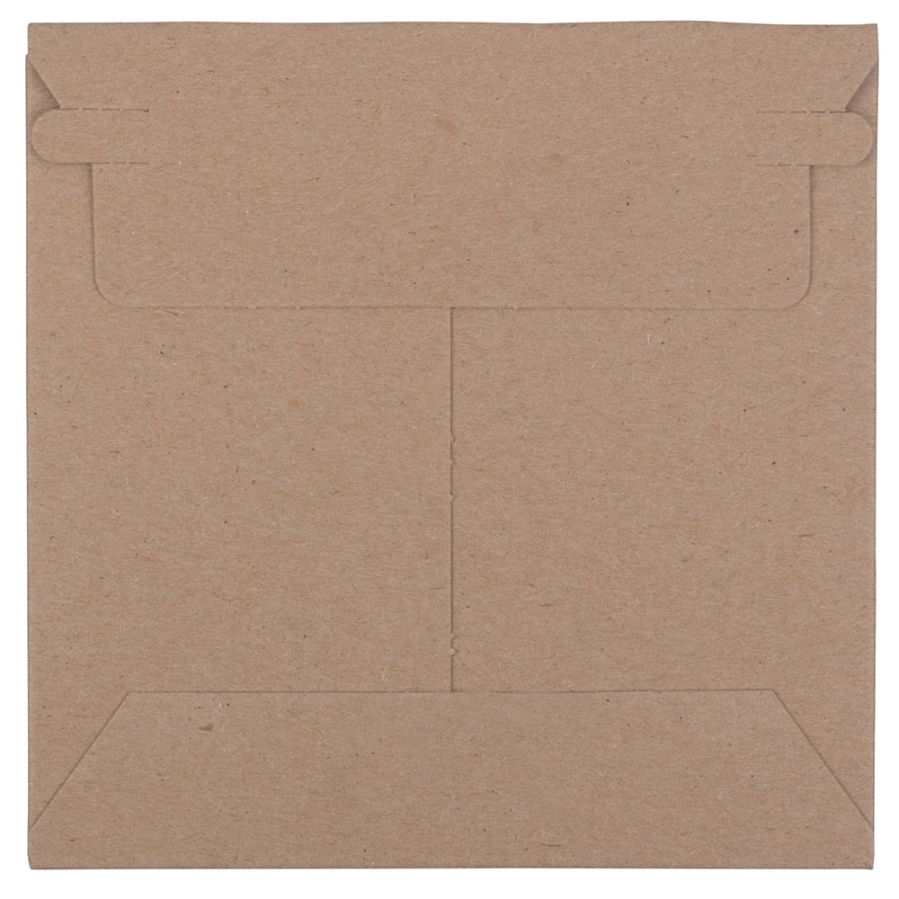 JAM Paper 6" x 6" Brown Kraft Flat Photo Mailer Peel & Seal Closure Envelopes, 6ct.