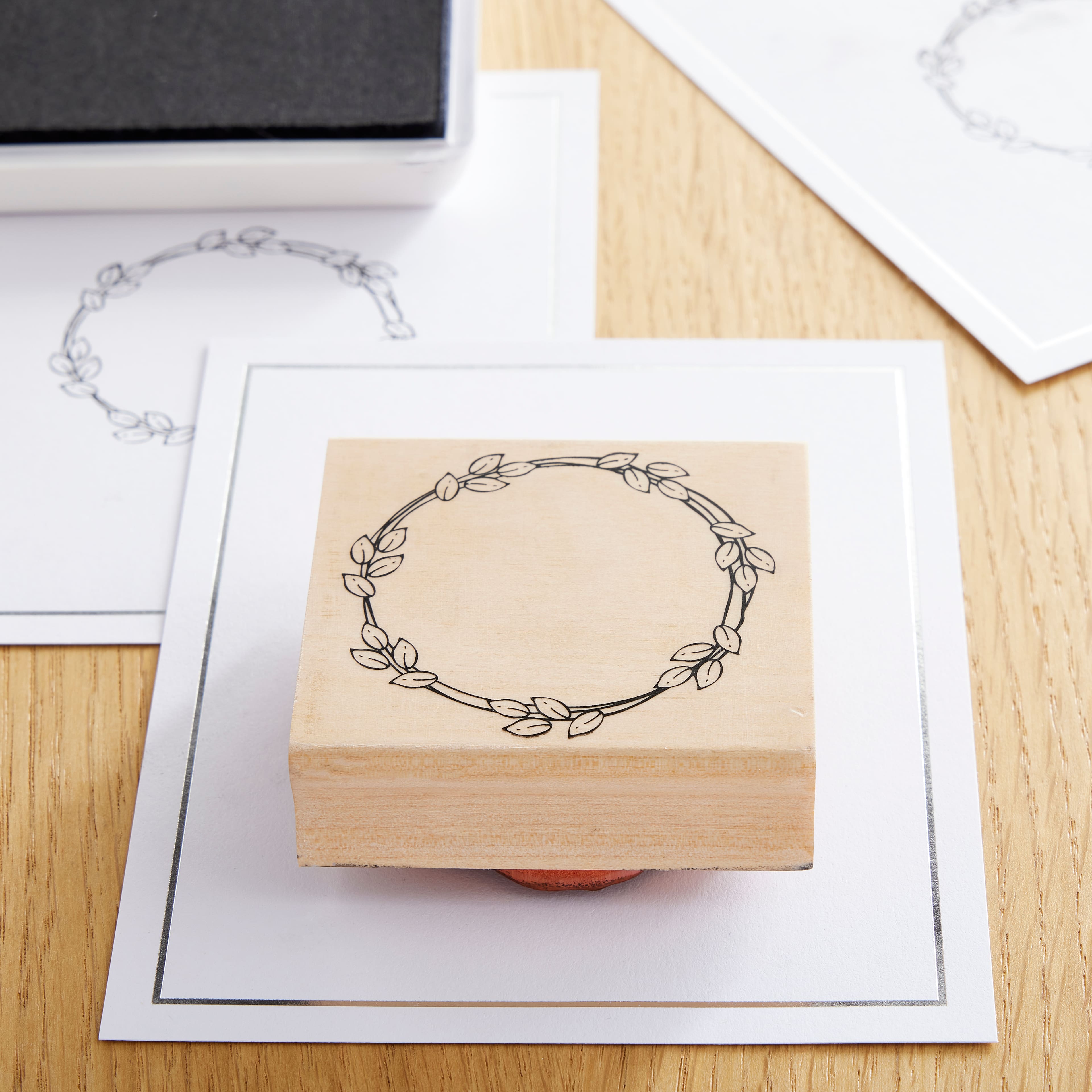 Wreath Wood Stamp by Recollections&#x2122;