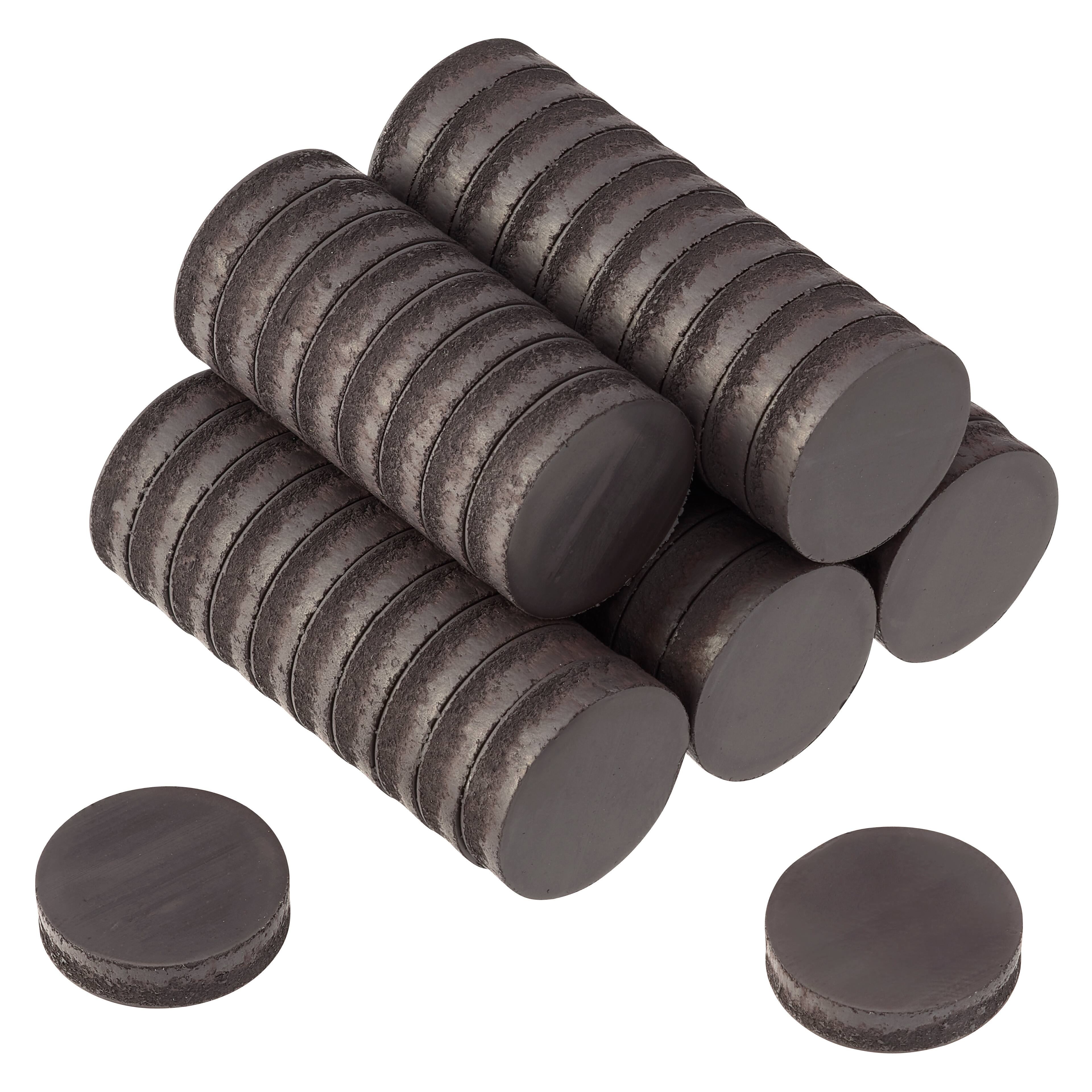 12 Packs: 50 ct. (600 total) ProMAG&#xAE; Button Magnets, 3/4&#x22;